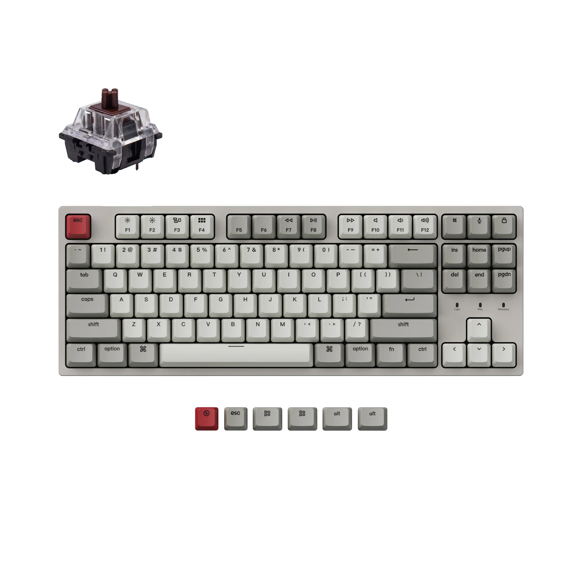 Keychron C1 Wired Mechanical Keyboard - Image 3