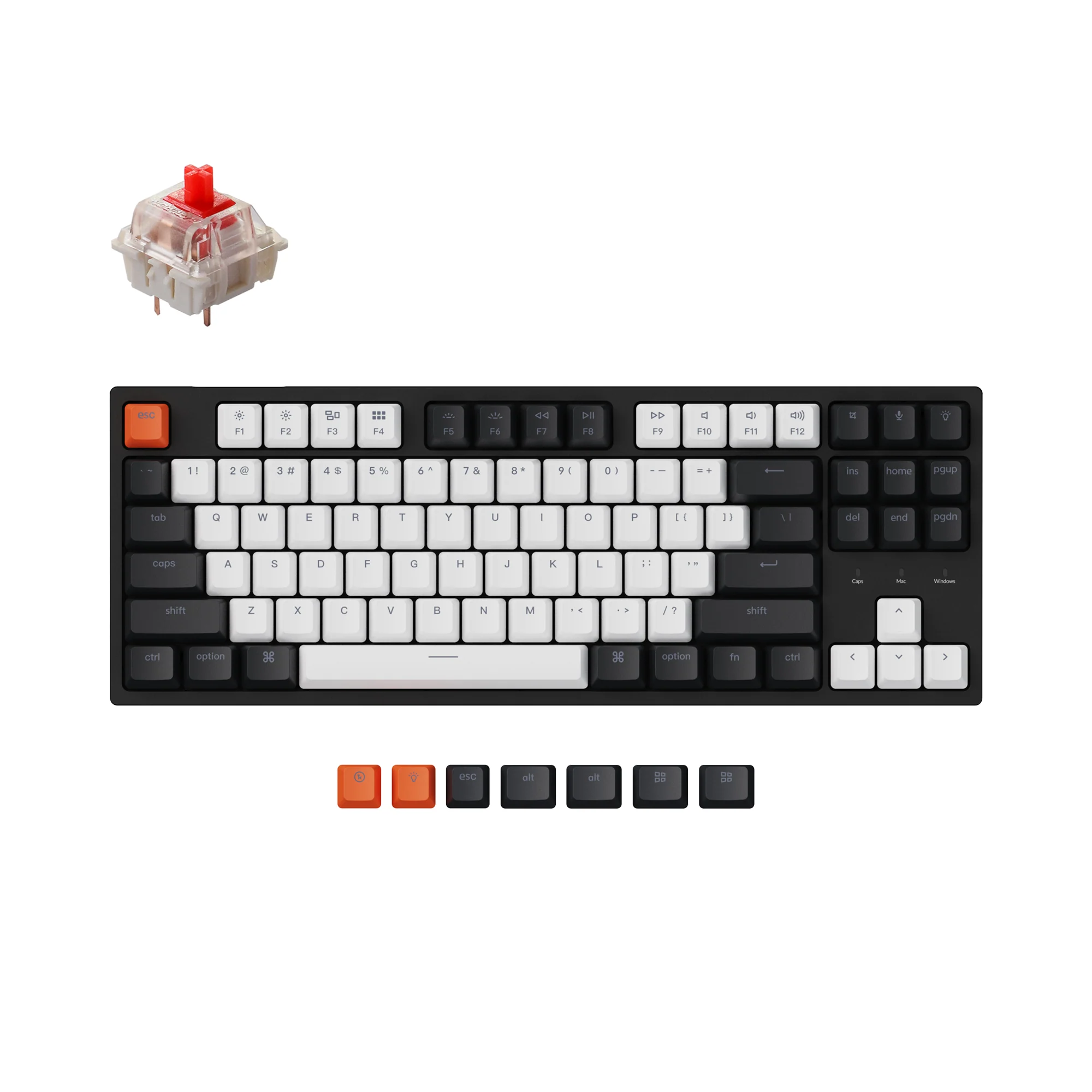 Keychron C1 Wired Mechanical Keyboard - Image 4
