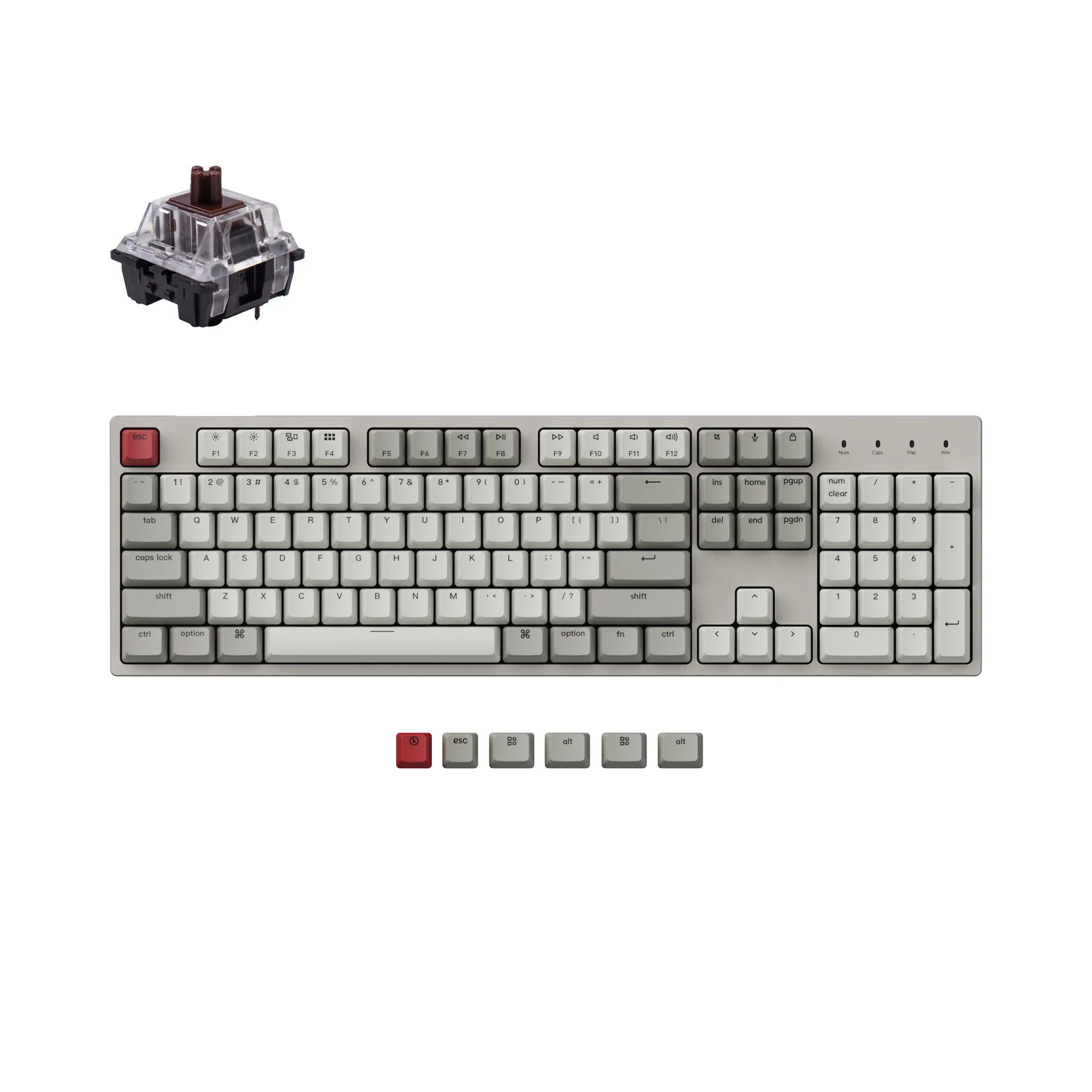 Keychron C2 Wired Mechanical Keyboard - Image 3