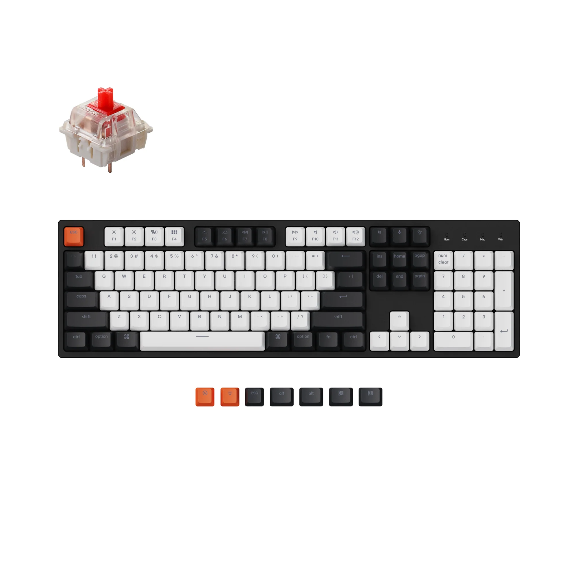 Keychron C2 Wired Mechanical Keyboard - Image 4