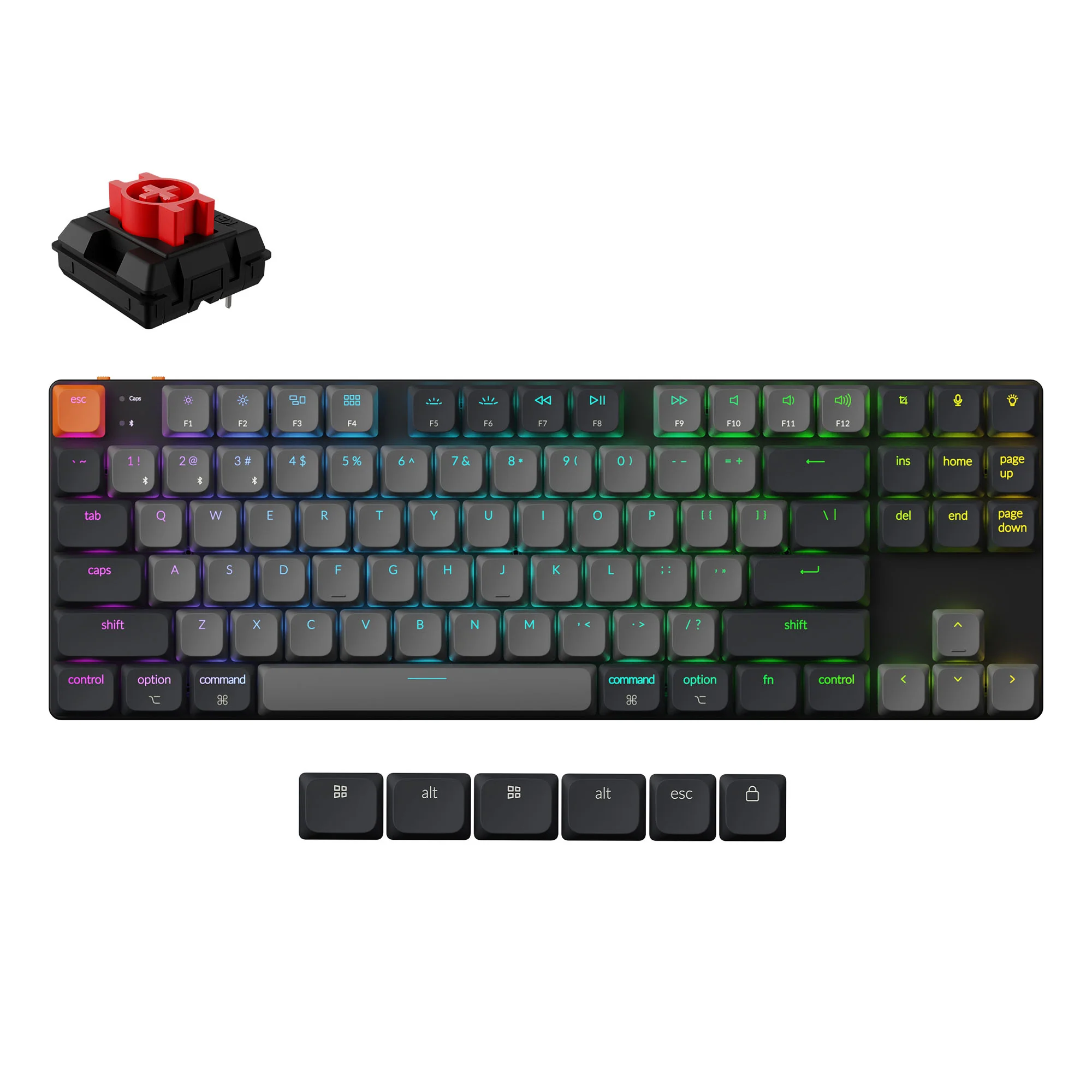 Keychron K1 QMK Wireless Mechanical Keyboard (Version 6) - Image 10