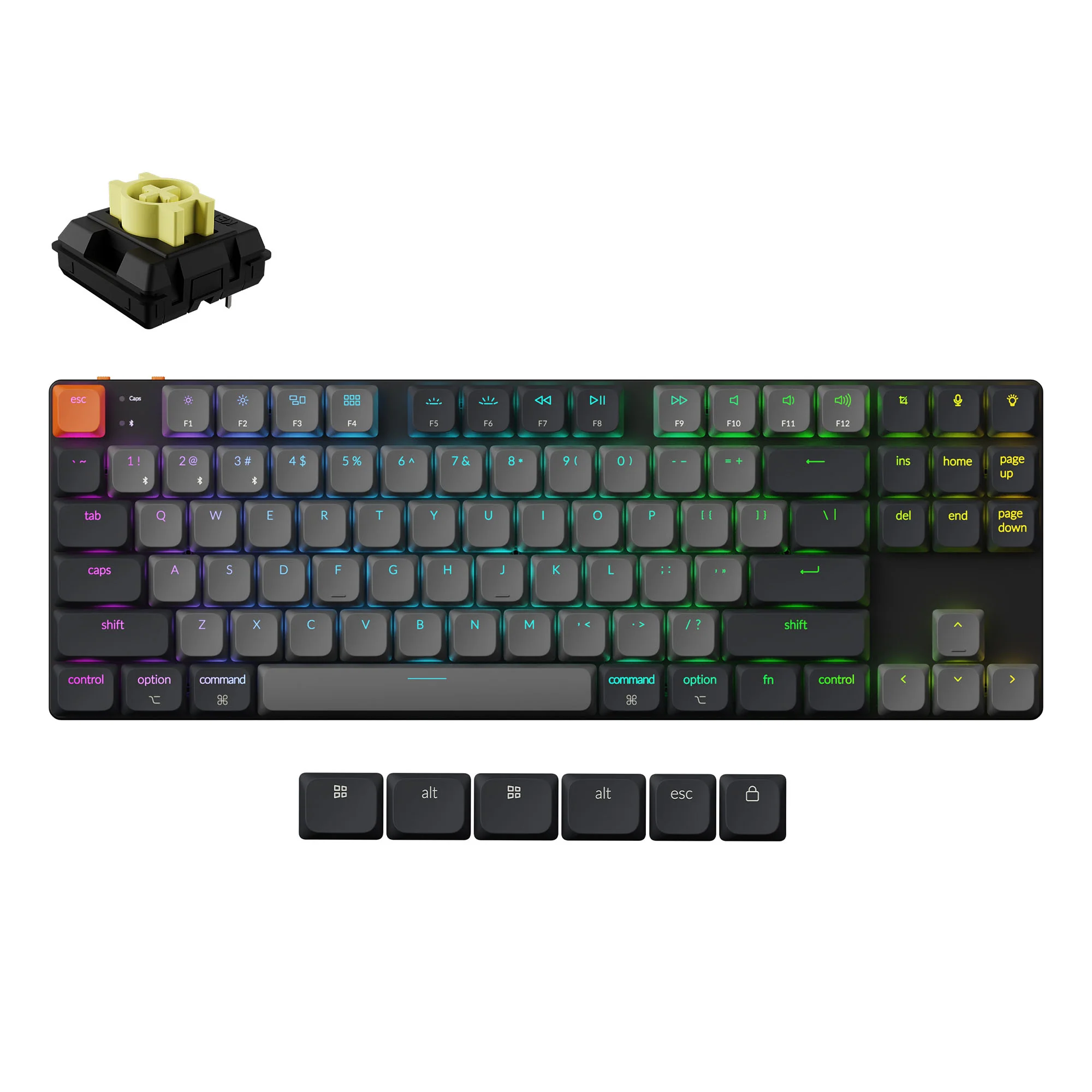 Keychron K1 QMK Wireless Mechanical Keyboard (Version 6) - Image 12