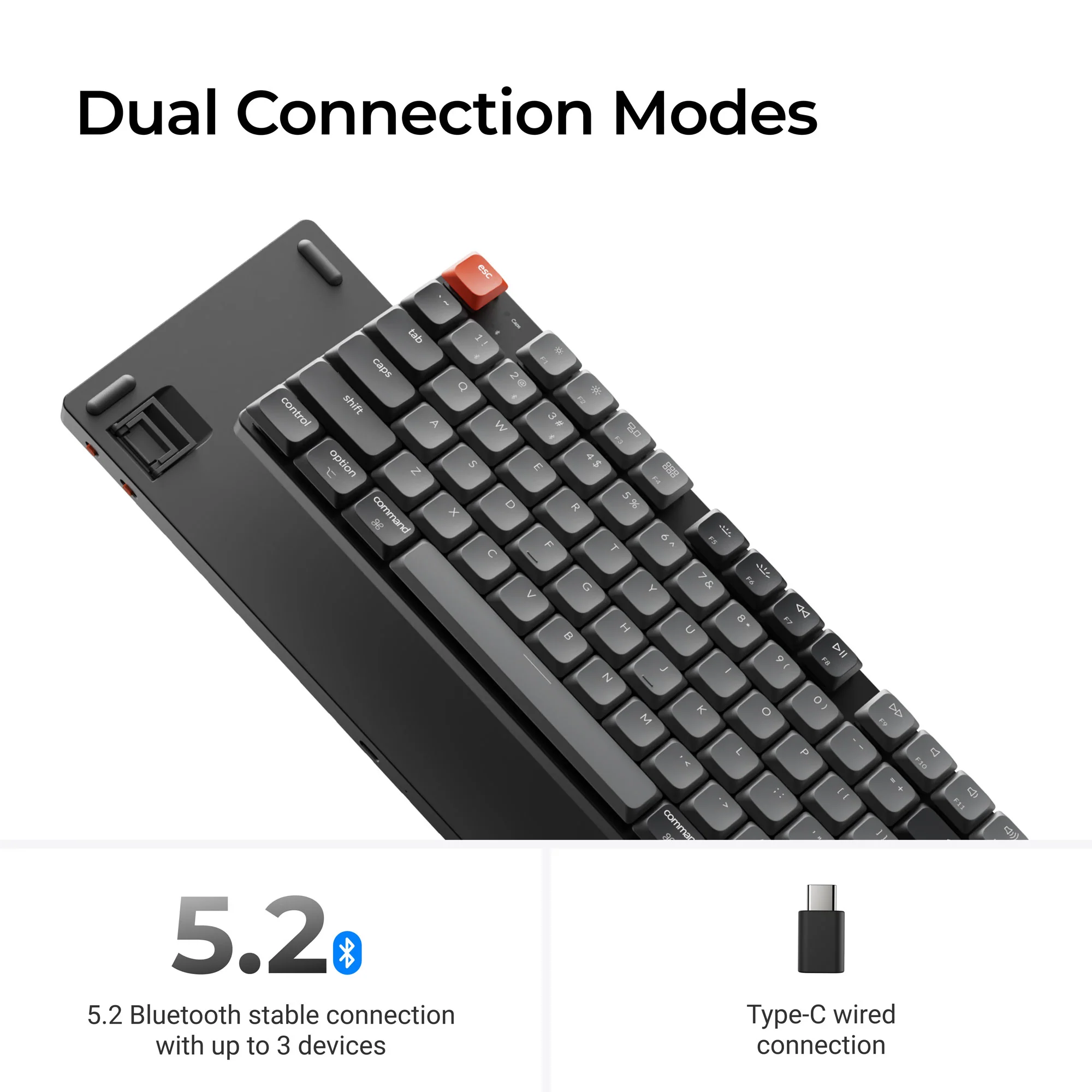 Keychron K1 QMK Wireless Mechanical Keyboard (Version 6) - Image 3