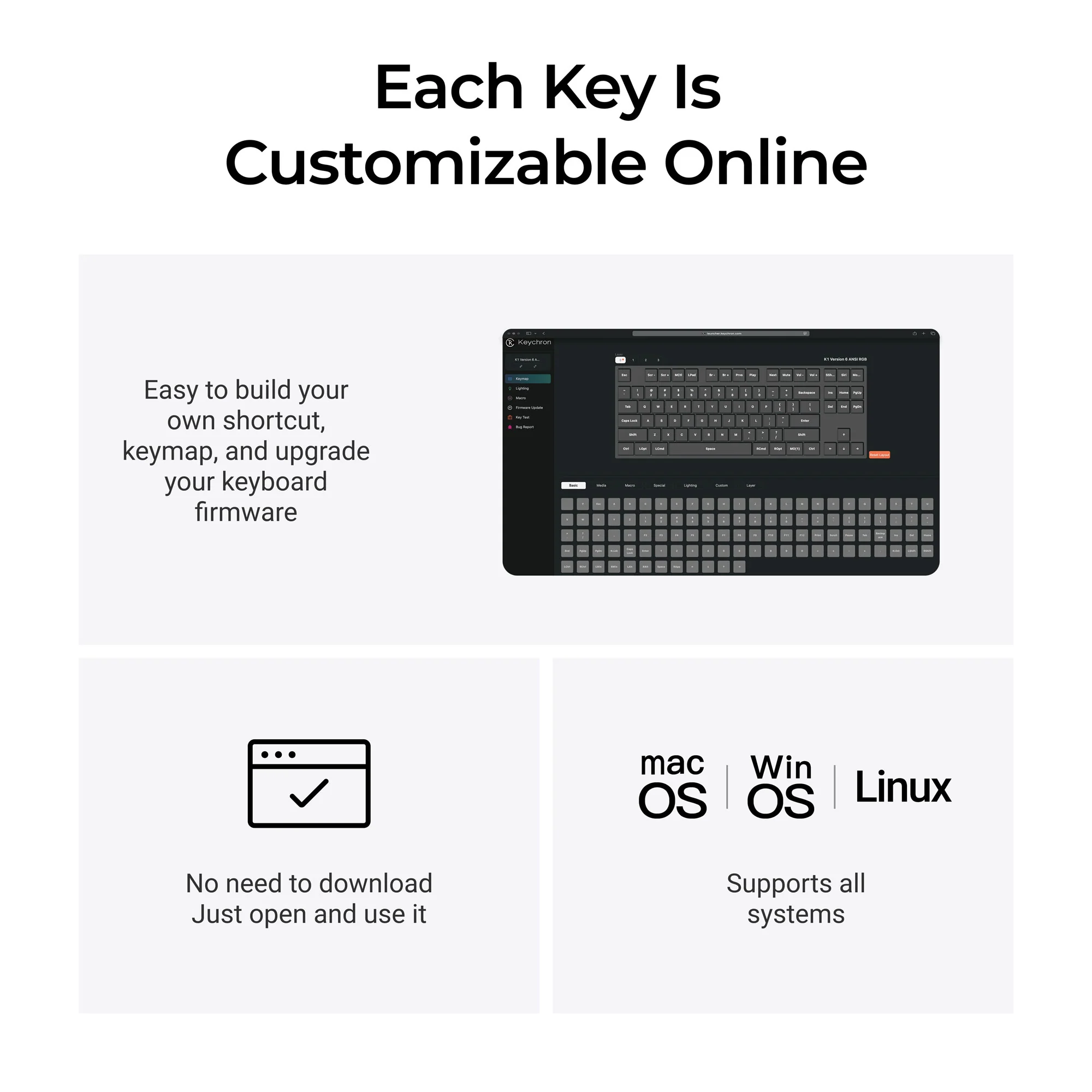 Keychron K1 QMK Wireless Mechanical Keyboard (Version 6) - Image 6