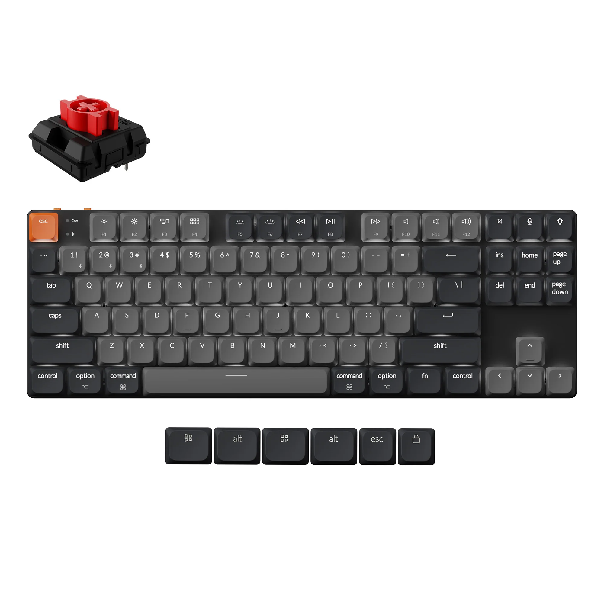 Keychron K1 QMK Wireless Mechanical Keyboard (Version 6) - Image 7