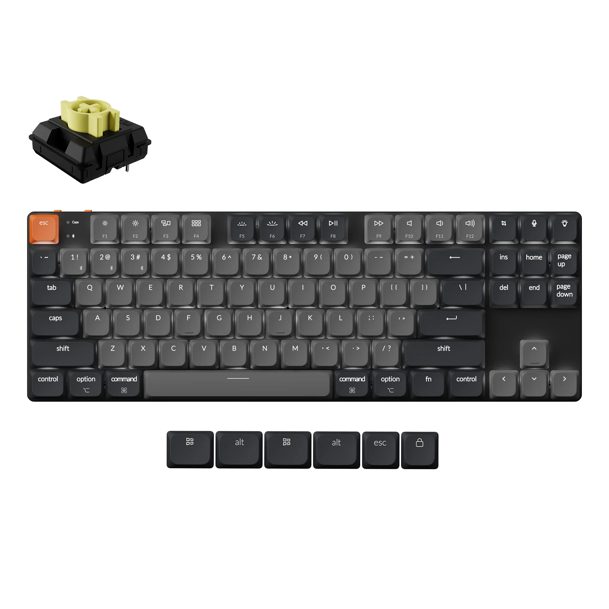 Keychron K1 QMK Wireless Mechanical Keyboard (Version 6) - Image 9