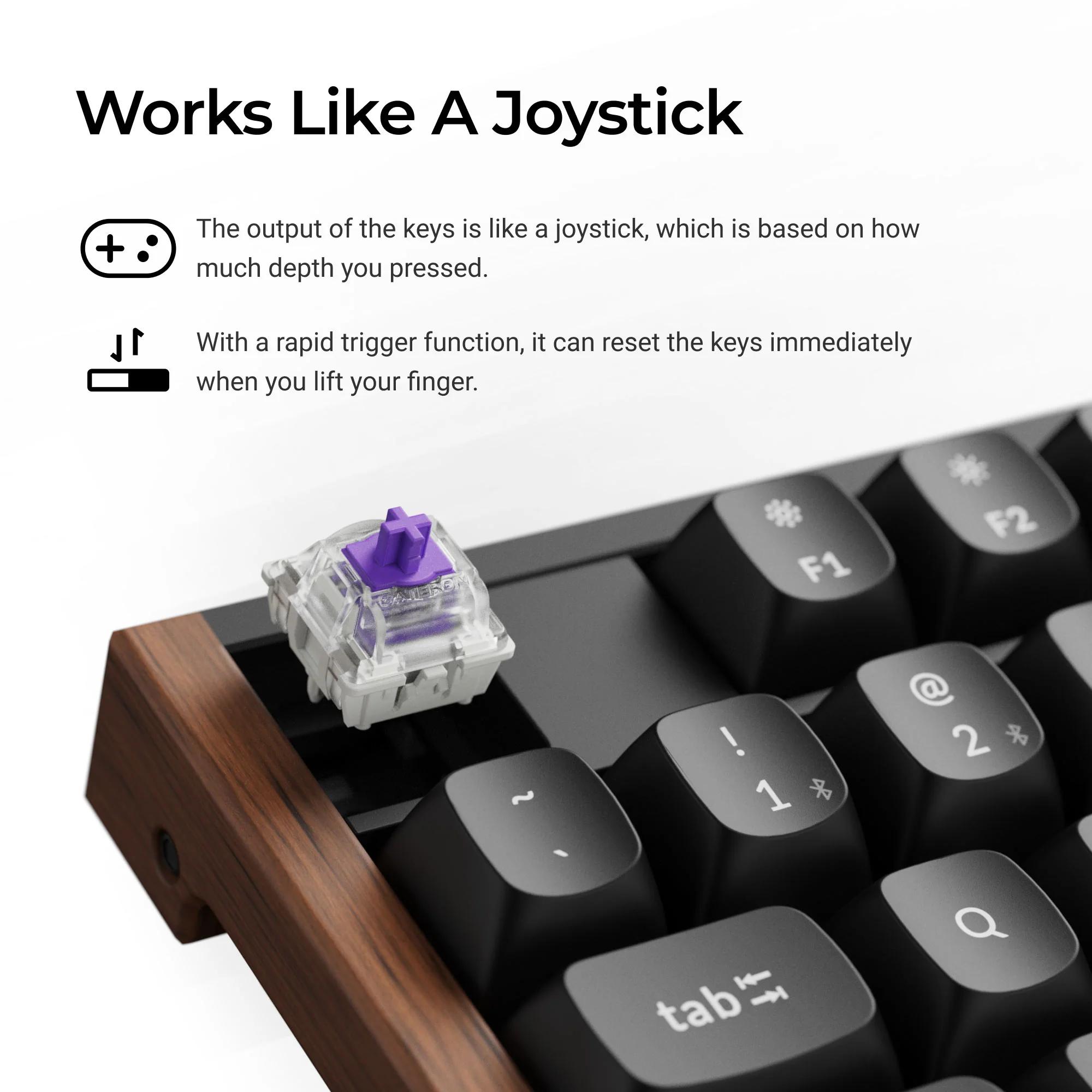 Keychron K10 HE Wireless Magnetic Switch Custom Keyboard - Image 3