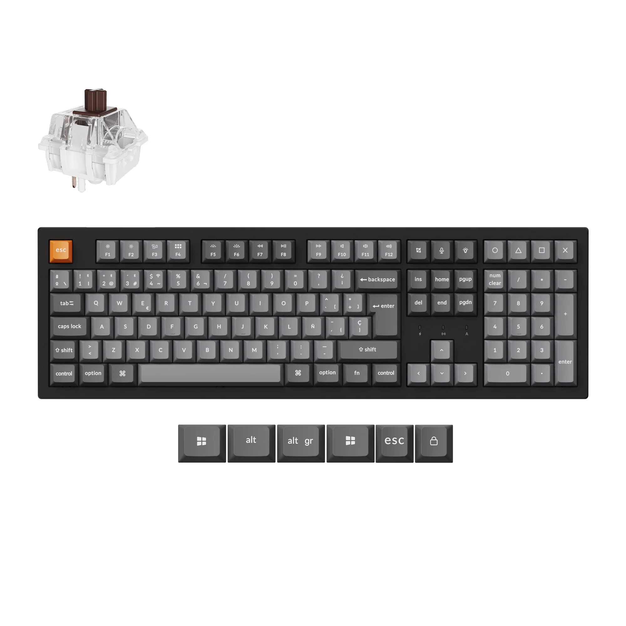 Keychron K10 Max QMK Wireless Mechanical Keyboard ISO Layout Collection - Image 14