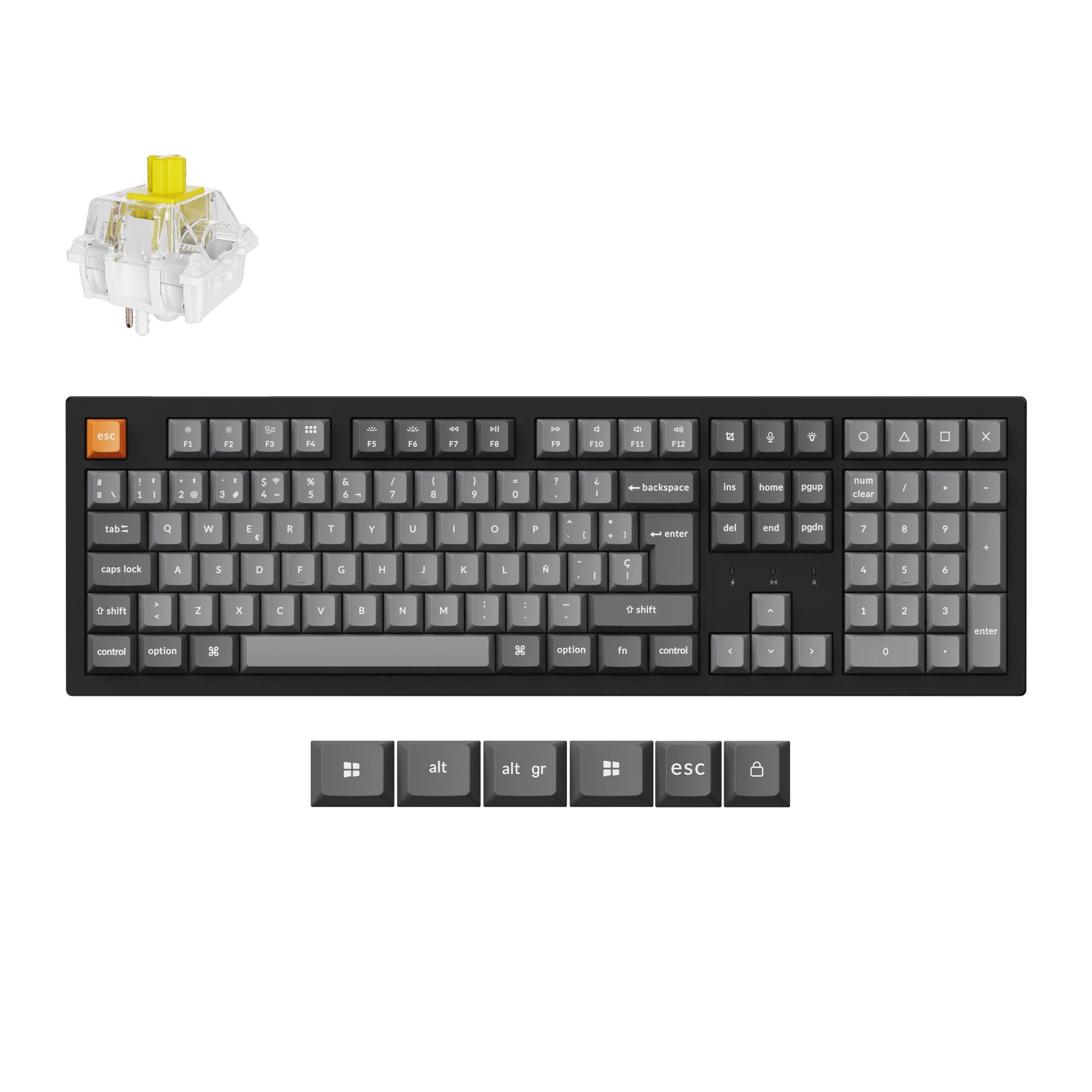 Keychron K10 Max QMK Wireless Mechanical Keyboard ISO Layout Collection - Image 15