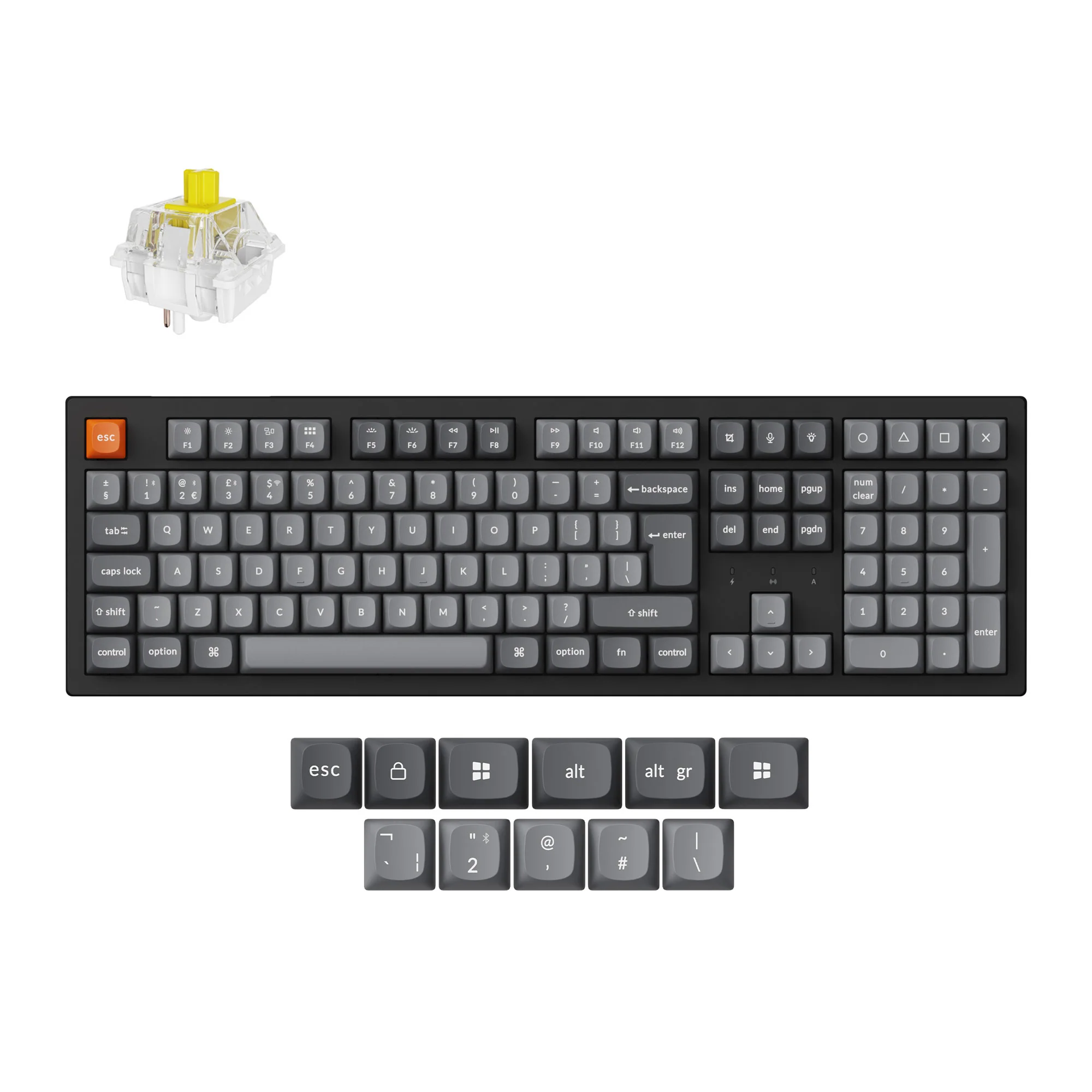 Keychron K10 Max QMK Wireless Mechanical Keyboard ISO Layout Collection - Image 3