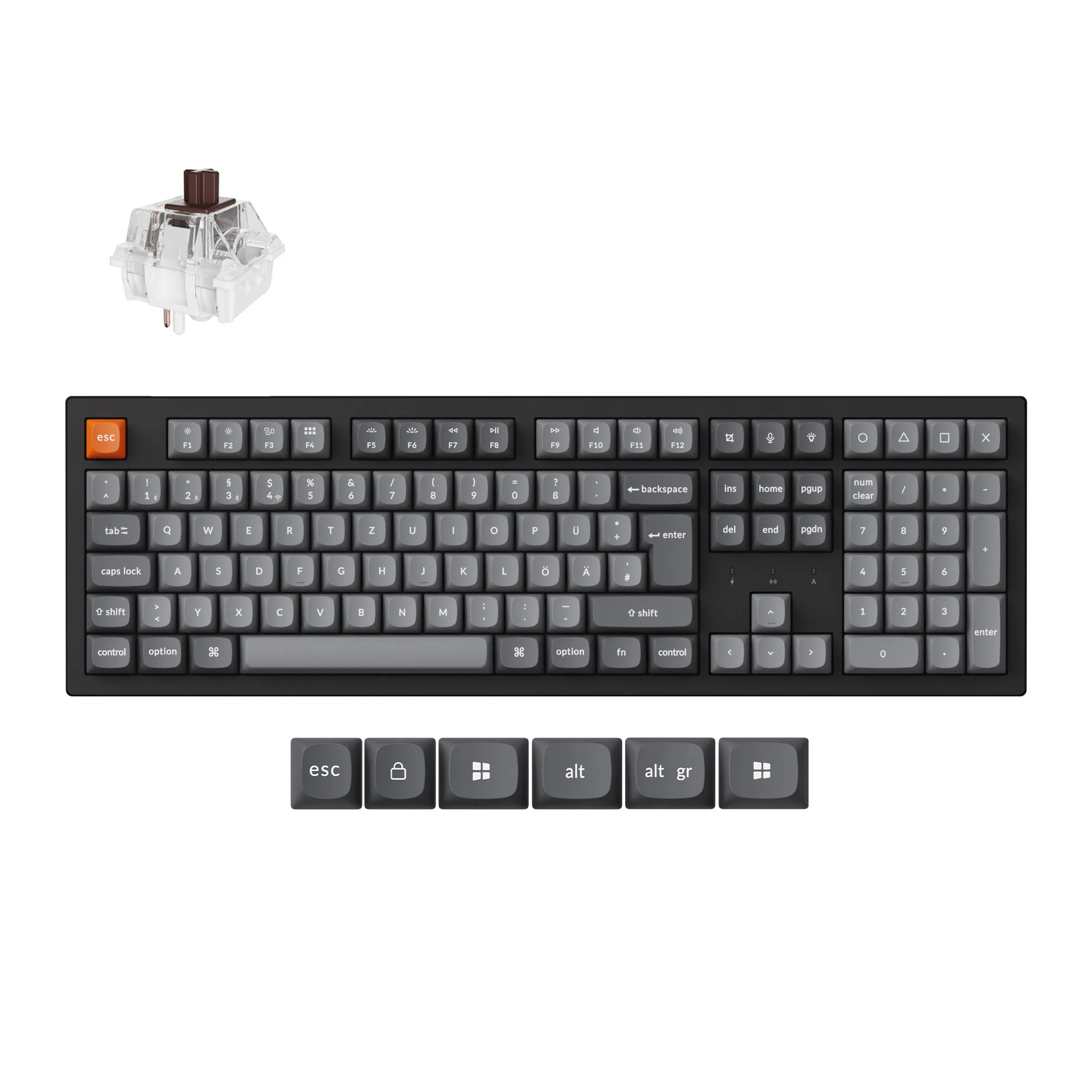 Keychron K10 Max QMK Wireless Mechanical Keyboard ISO Layout Collection - Image 5