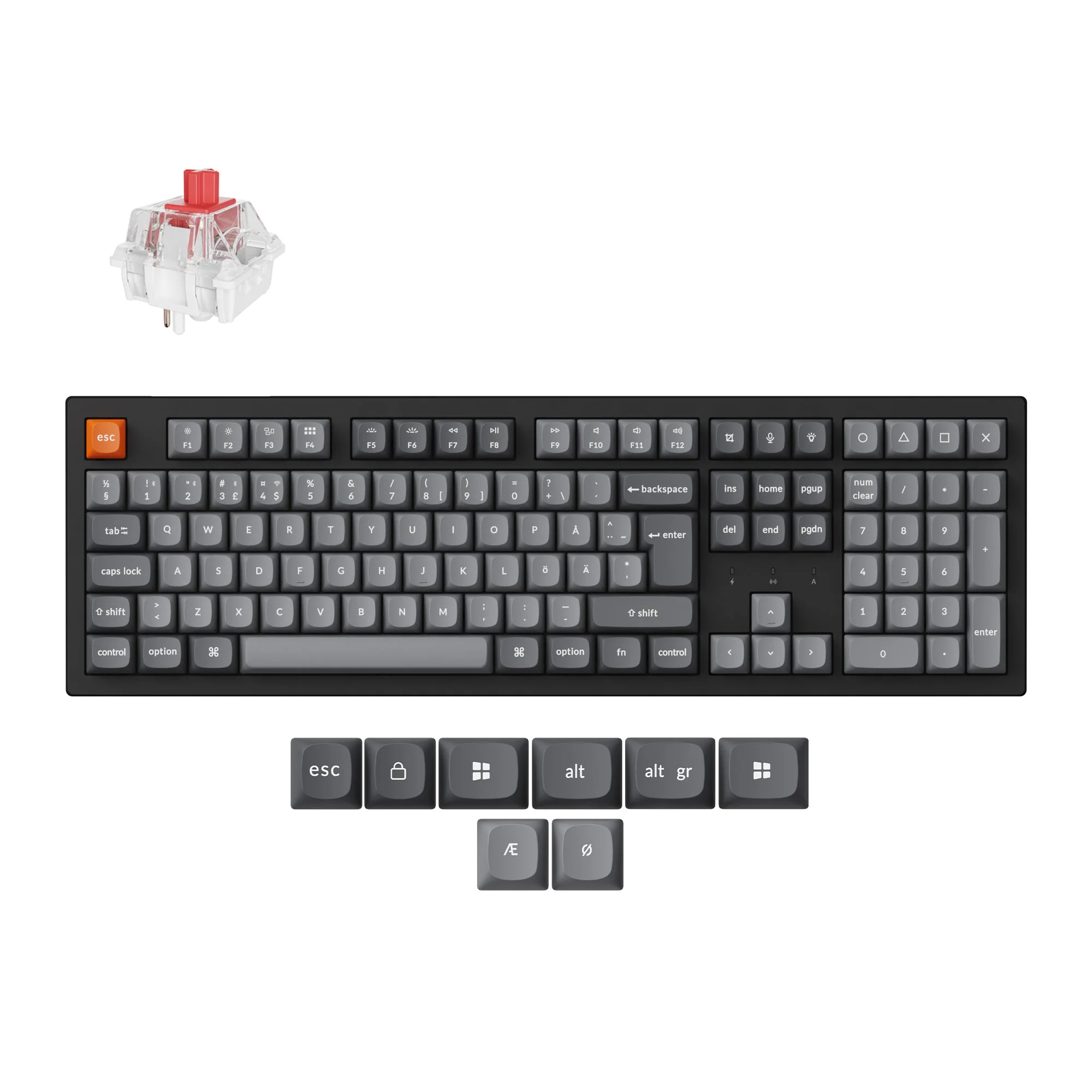 Keychron K10 Max QMK Wireless Mechanical Keyboard ISO Layout Collection - Image 7
