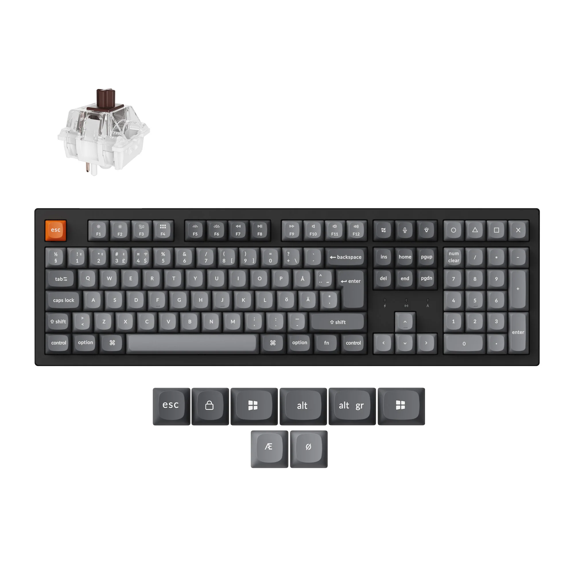 Keychron K10 Max QMK Wireless Mechanical Keyboard ISO Layout Collection - Image 8