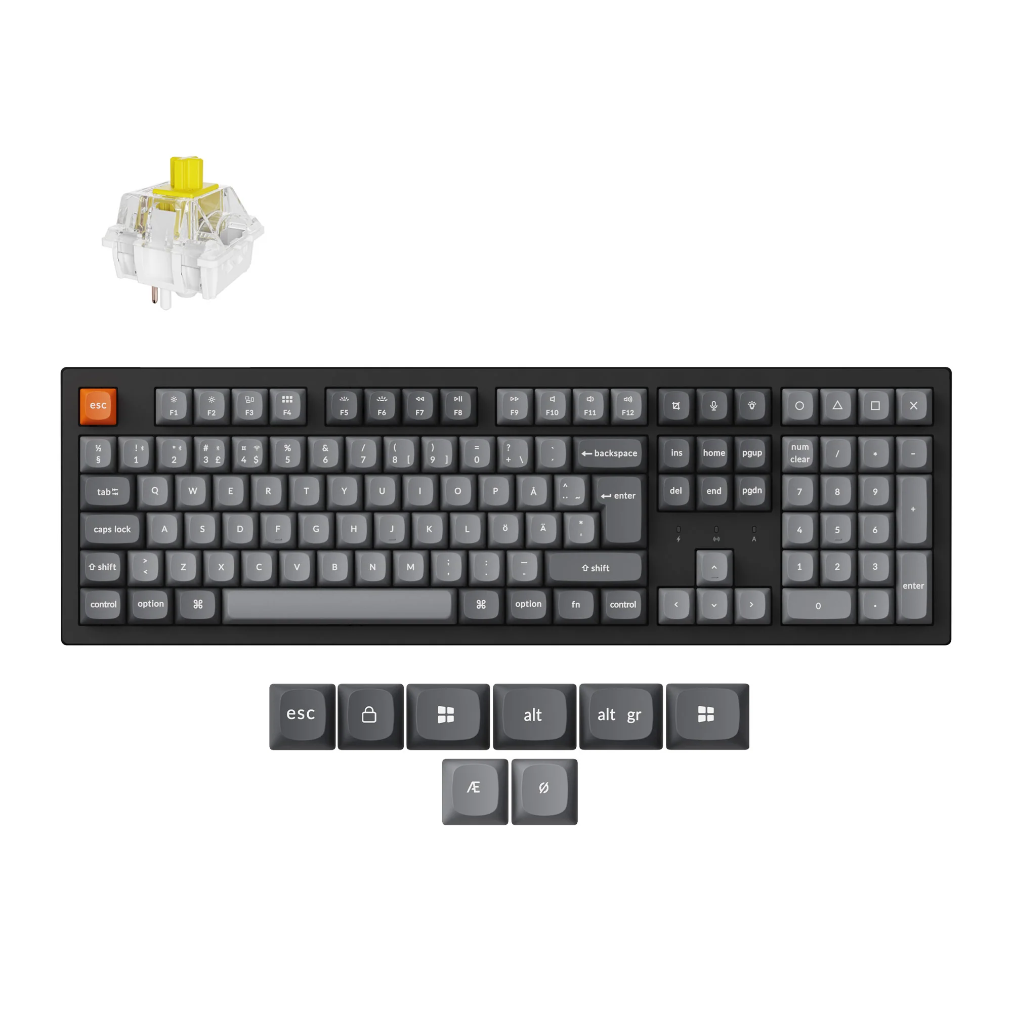 Keychron K10 Max QMK Wireless Mechanical Keyboard ISO Layout Collection - Image 9