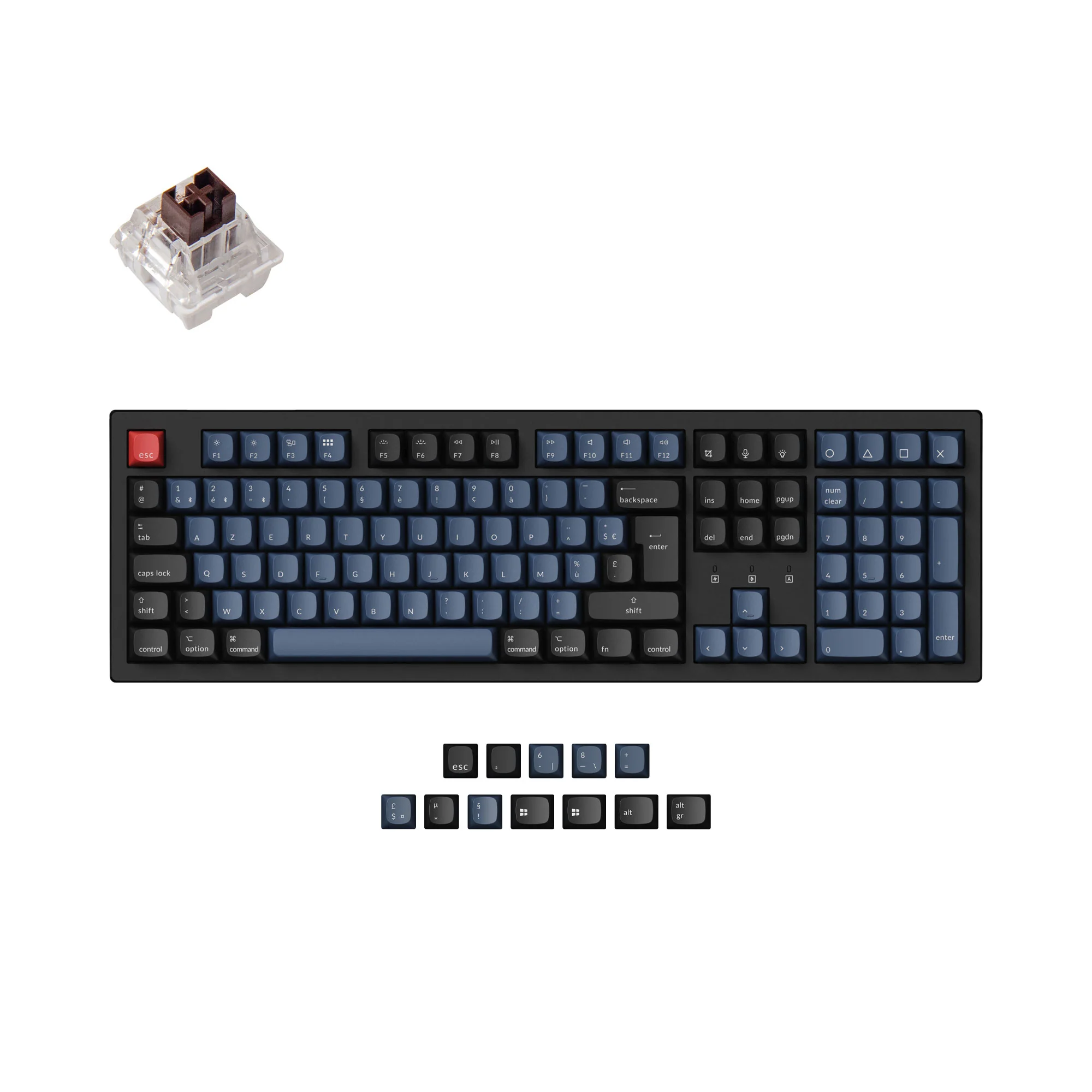 Keychron K10 Pro QMK/VIA Wireless Mechanical Keyboard ISO Layout Collection - Image 10