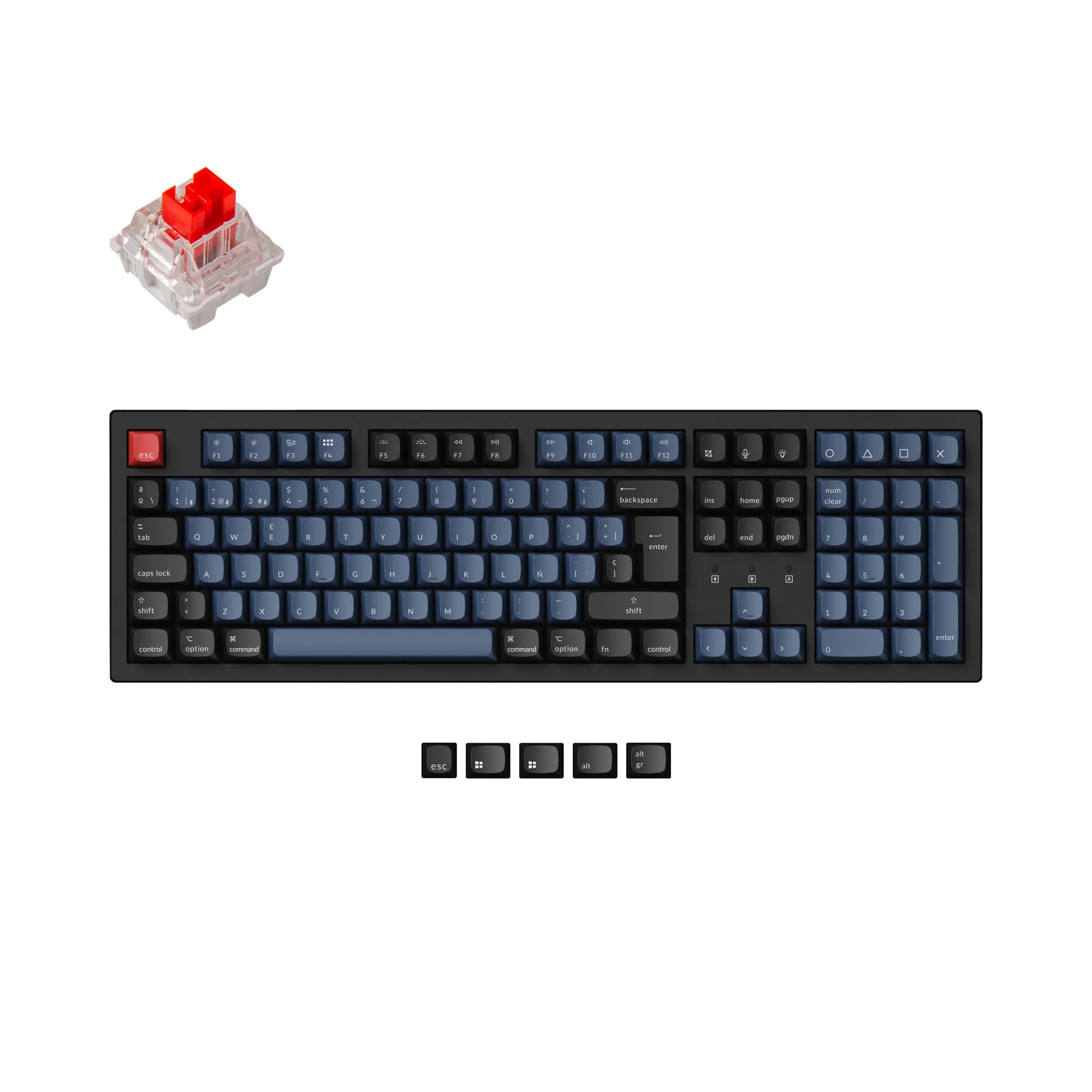 Keychron K10 Pro QMK/VIA Wireless Mechanical Keyboard ISO Layout Collection - Image 11