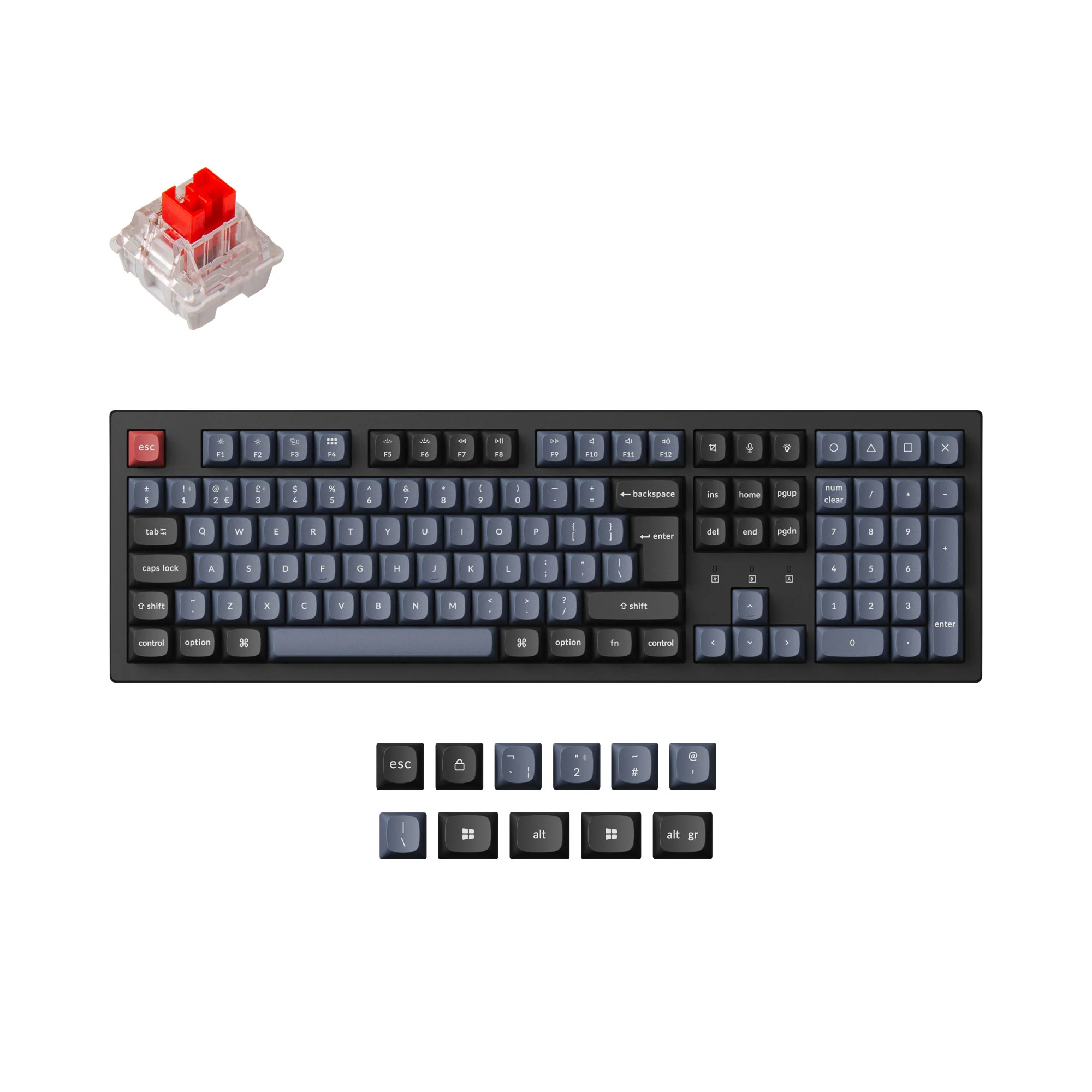 Keychron K10 Pro QMK/VIA Wireless Mechanical Keyboard ISO Layout Collection - Image 13