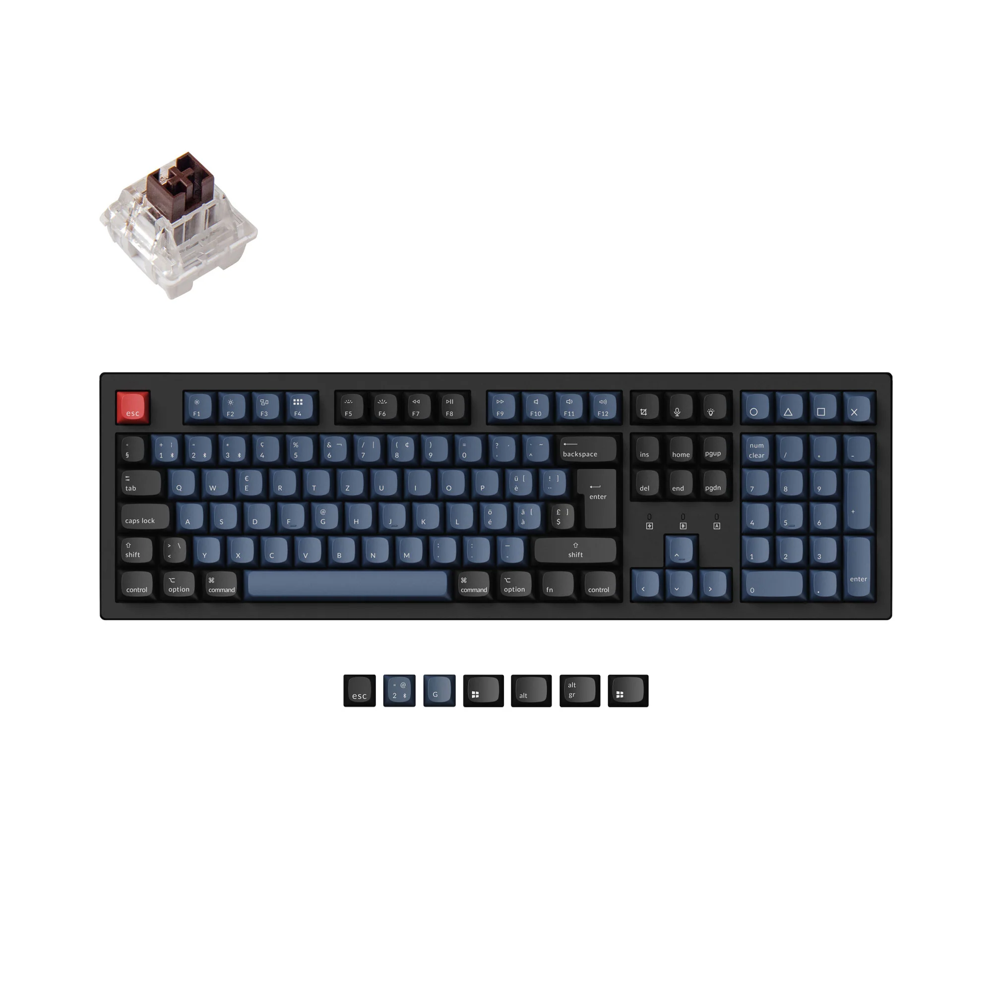 Keychron K10 Pro QMK/VIA Wireless Mechanical Keyboard ISO Layout Collection - Image 6
