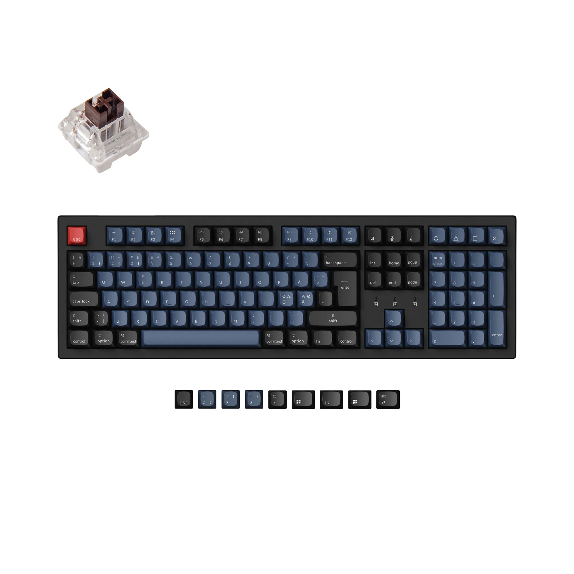 Keychron K10 Pro QMK/VIA Wireless Mechanical Keyboard ISO Layout Collection - Image 8