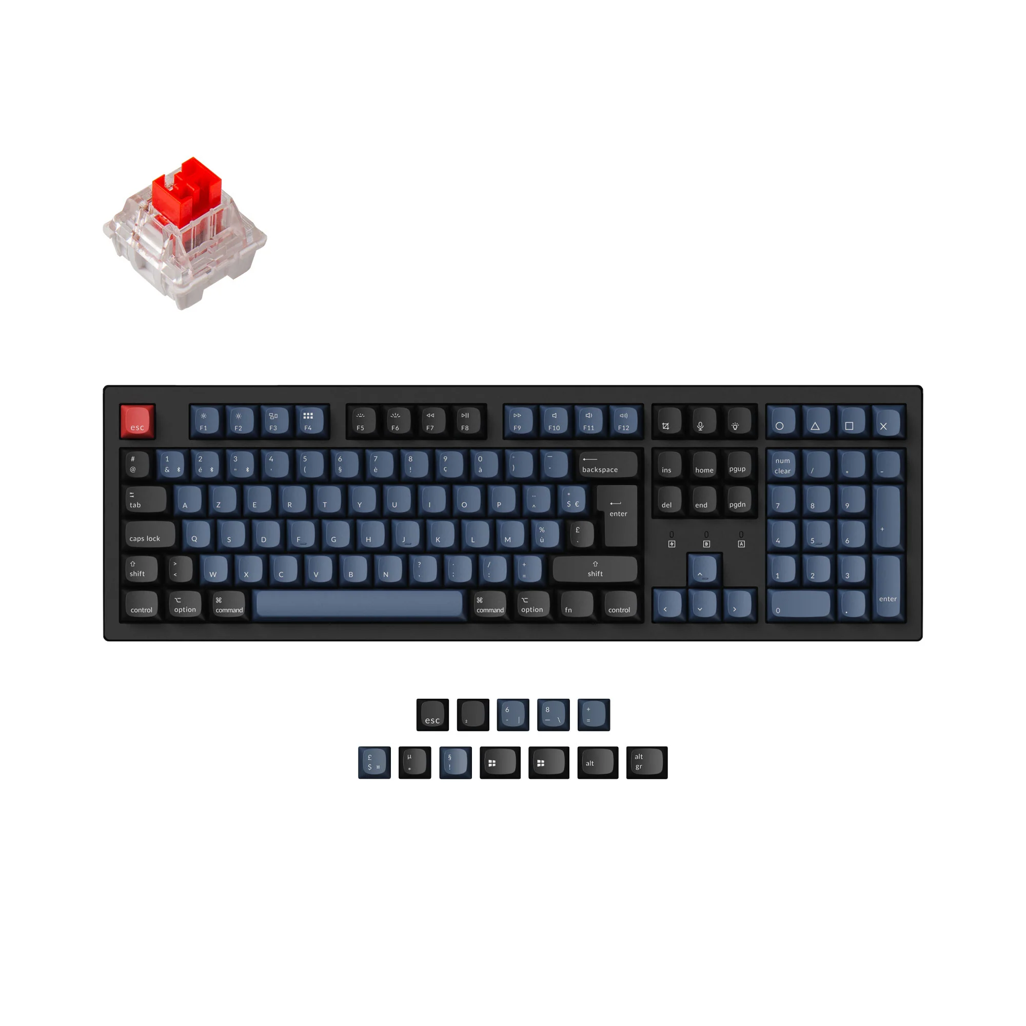 Keychron K10 Pro QMK/VIA Wireless Mechanical Keyboard ISO Layout Collection - Image 9