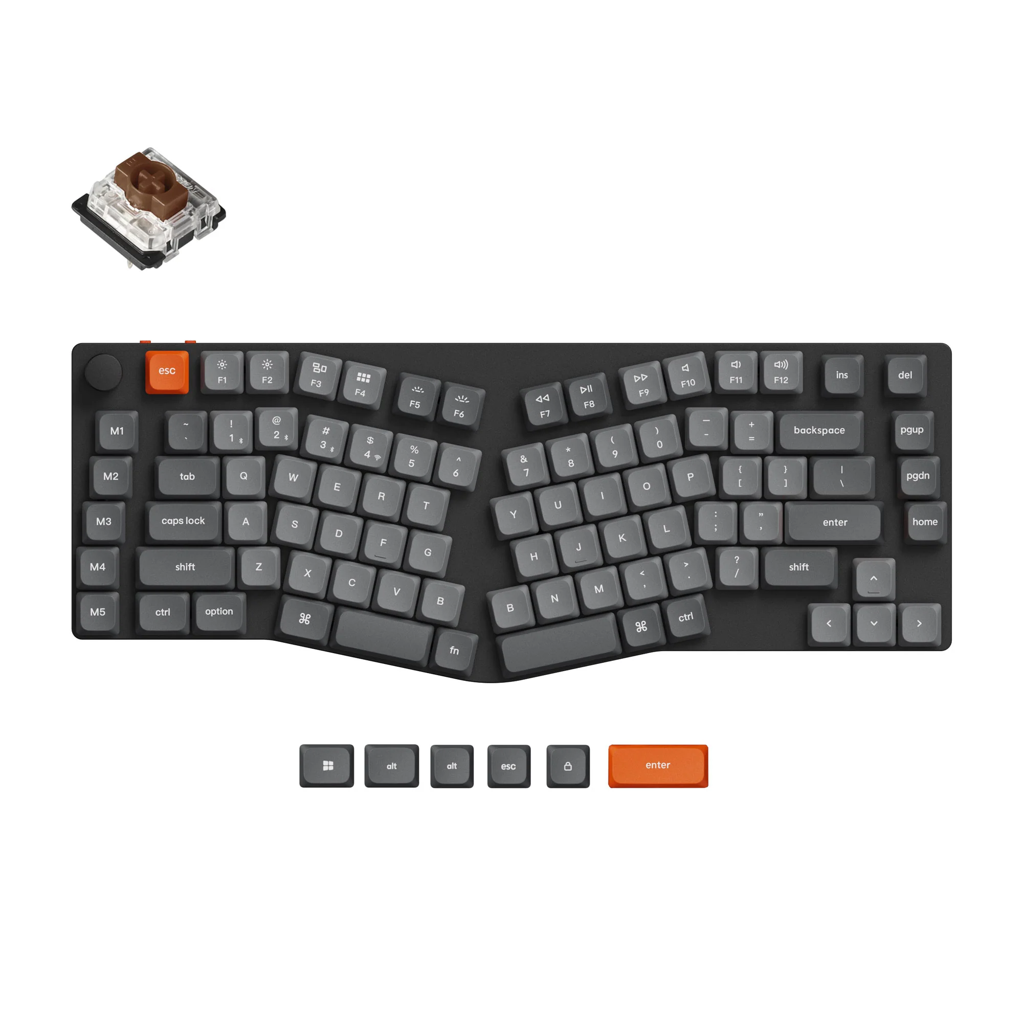 Keychron K15 Max (Alice Layout) QMK Wireless Custom Mechanical Keyboard - Image 3