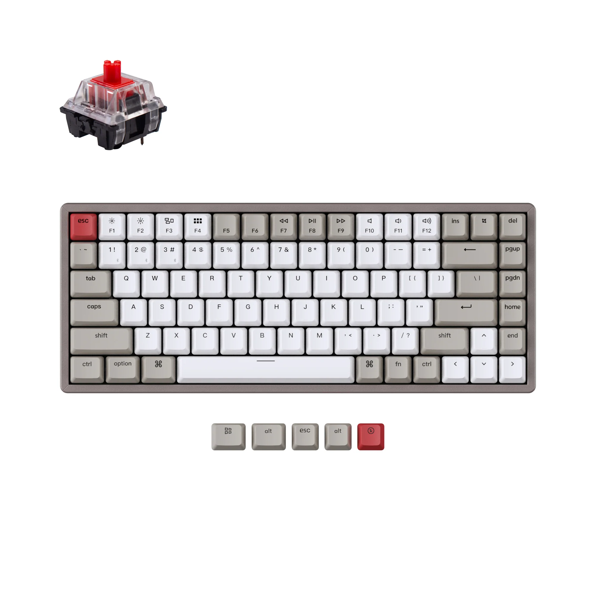 Keychron K2 Non-Backlight Wireless Mechanical Keyboard - Image 4