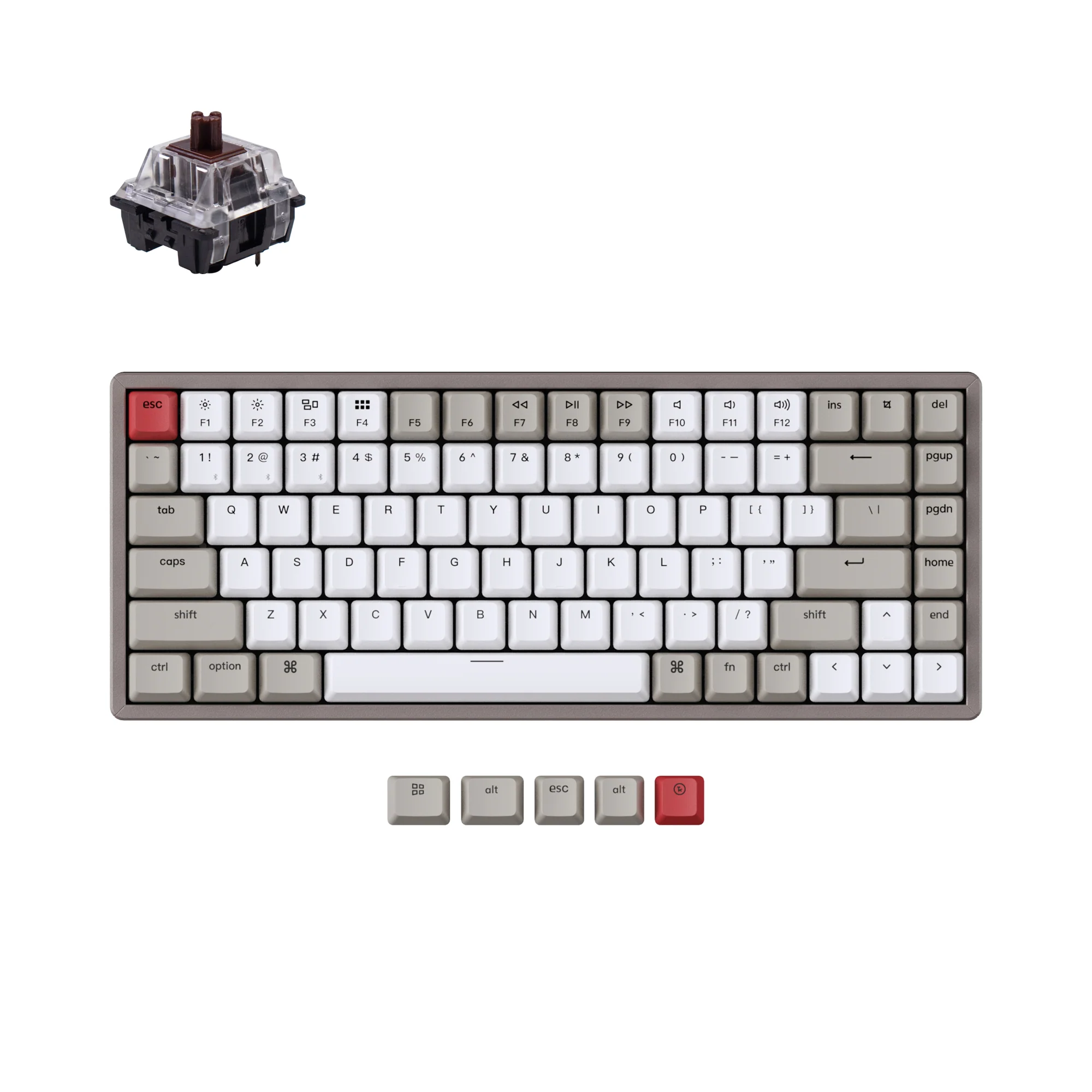 Keychron K2 Non-Backlight Wireless Mechanical Keyboard - Image 6