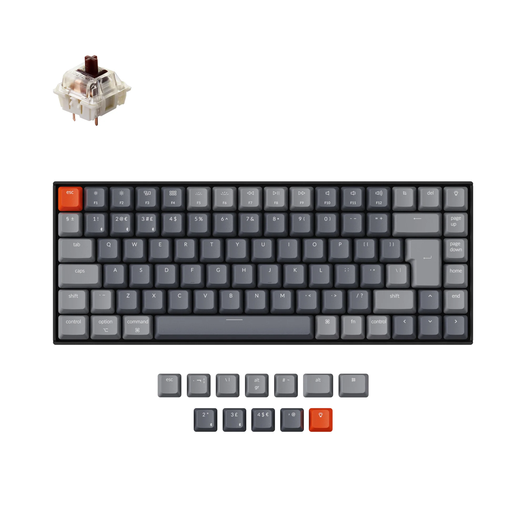 Keychron K2 Wireless Mechanical Keyboard (UK ISO Layout) - Version 2 - Image 3