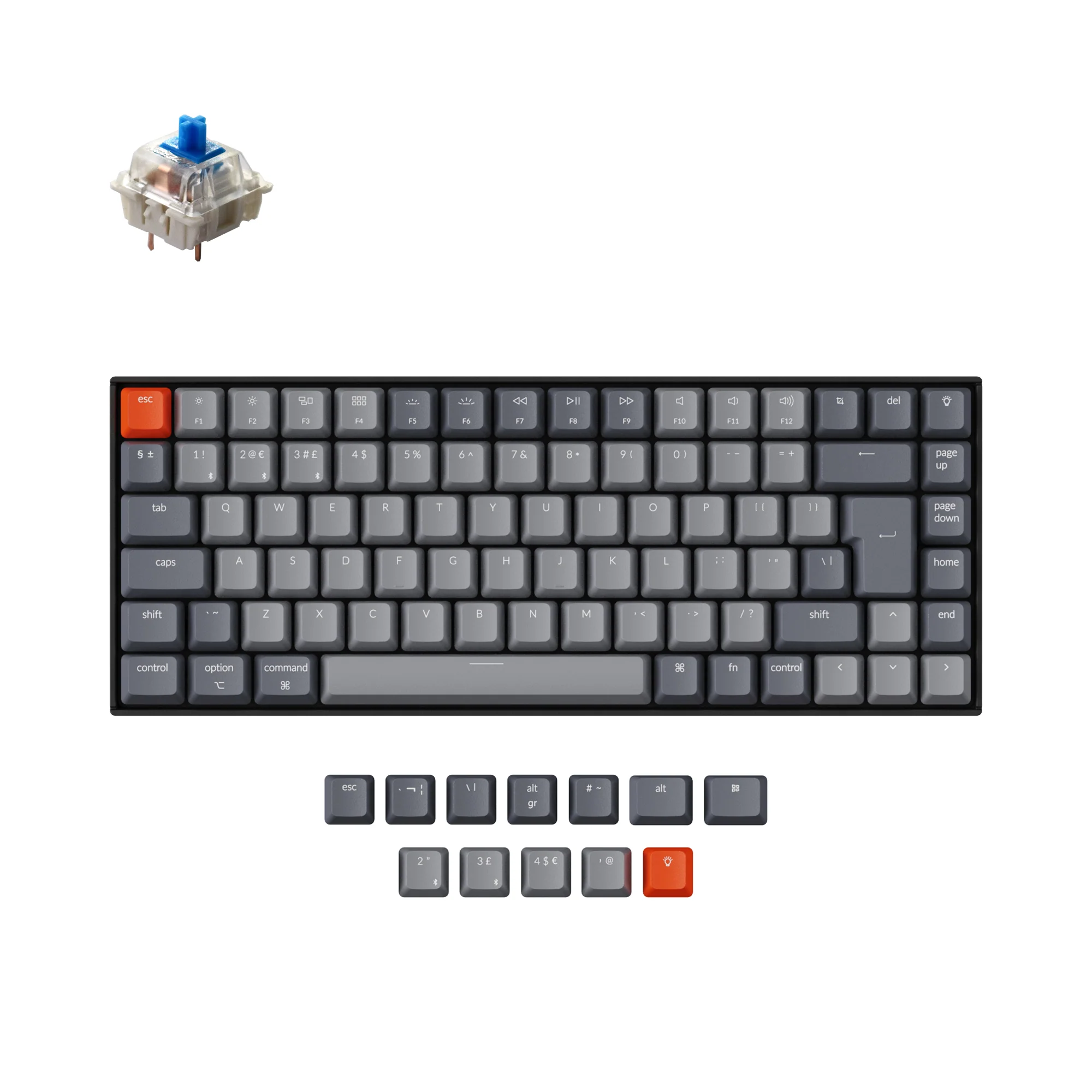 Keychron K2 Wireless Mechanical Keyboard (UK ISO Layout) - Version 2 - Image 5