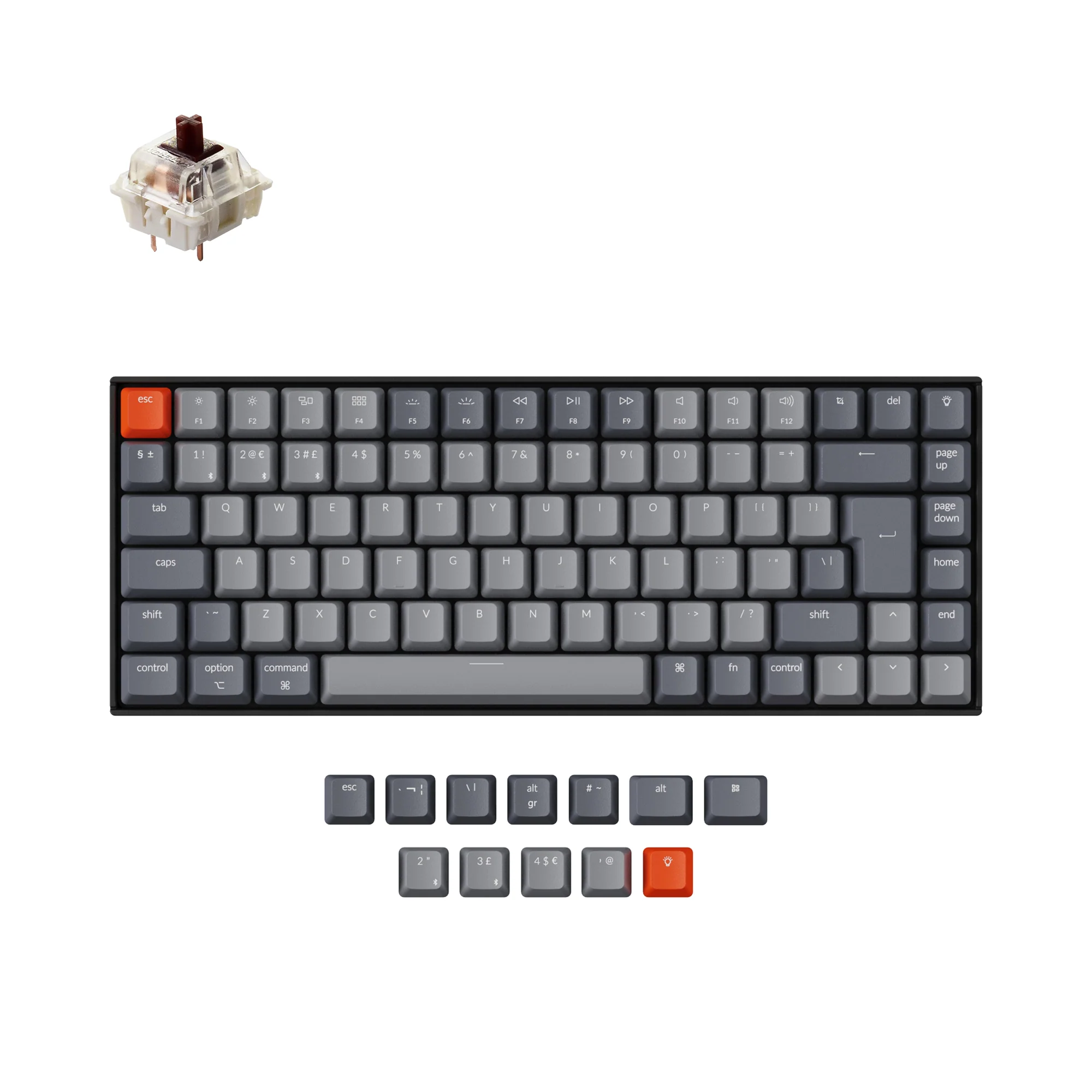 Keychron K2 Wireless Mechanical Keyboard (UK ISO Layout) - Version 2 - Image 6