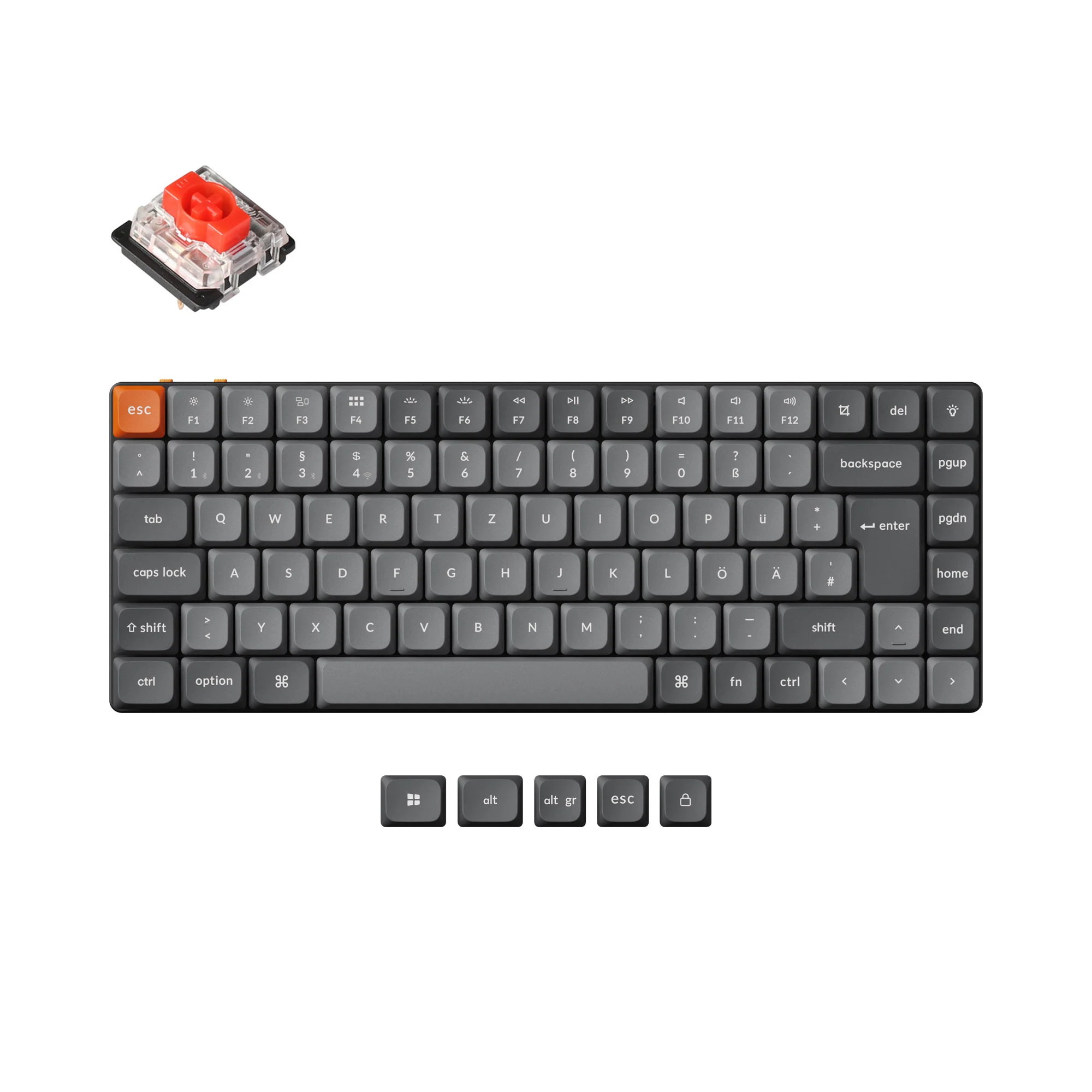 Keychron K3 Max QMK/VIA Wireless Custom Mechanical Keyboard ISO Layout Collection - Image 3