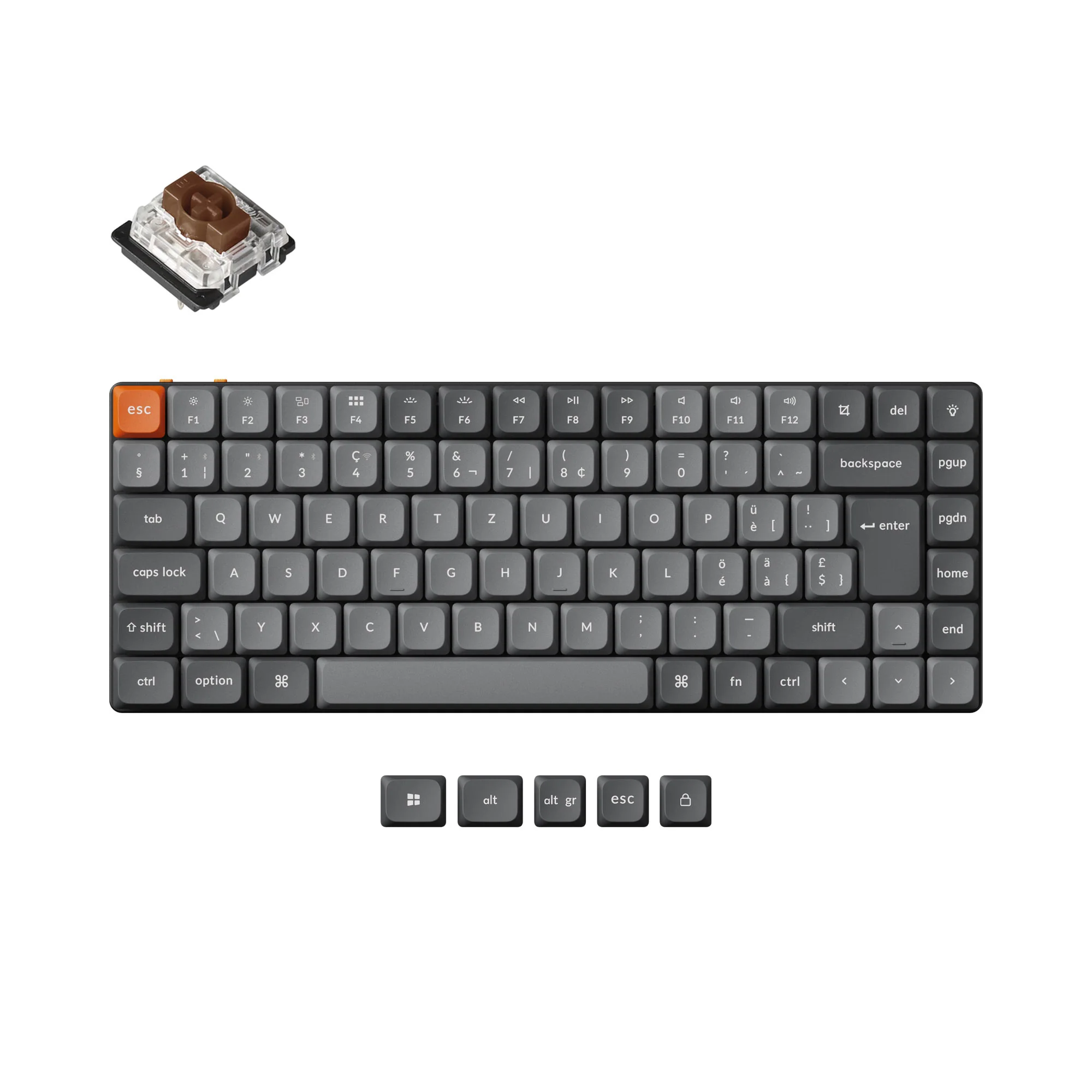 Keychron K3 Max QMK/VIA Wireless Custom Mechanical Keyboard ISO Layout Collection - Image 6