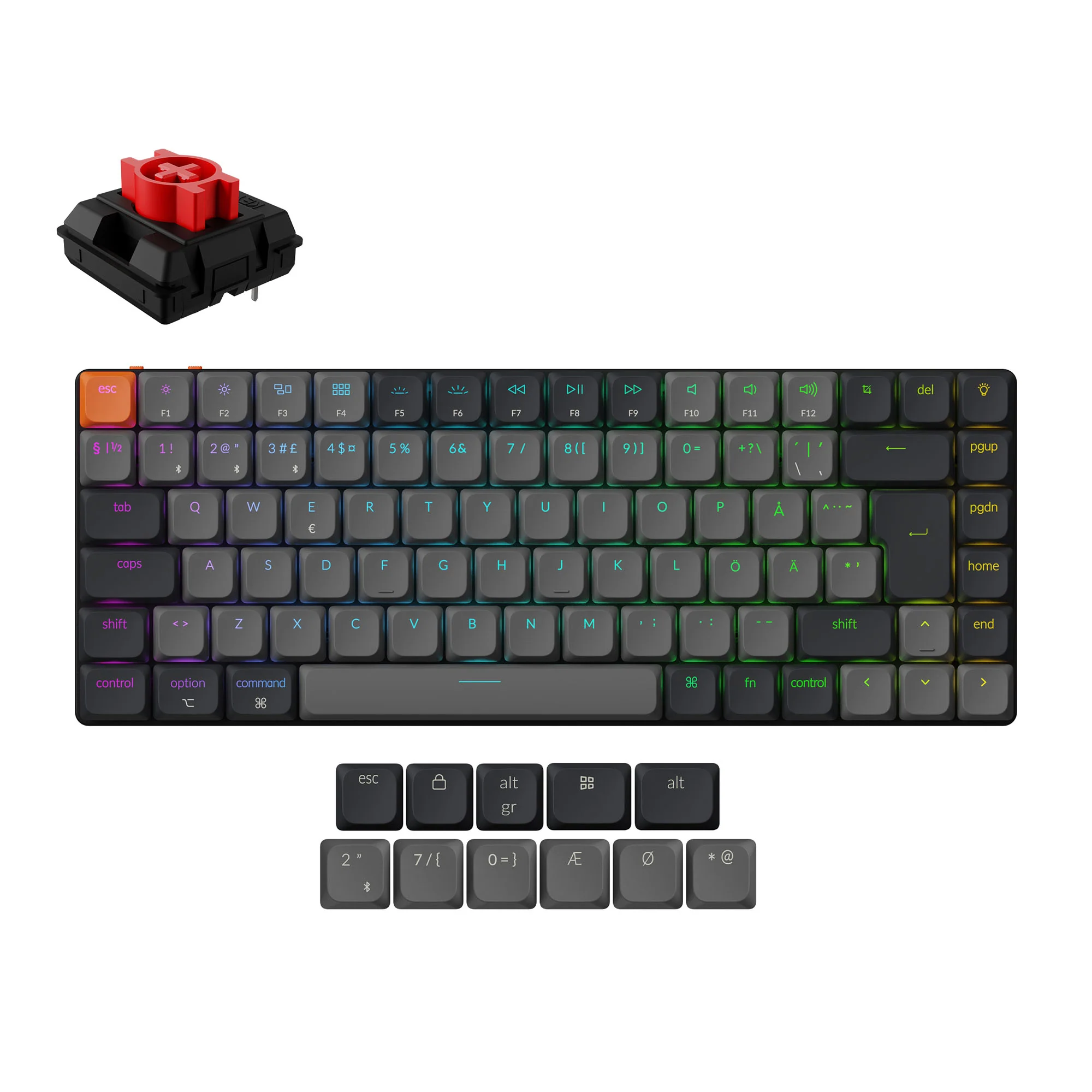 Keychron K3 QMK Wireless Mechanical Keyboard (ISO Layout) - Version 3 - Image 10