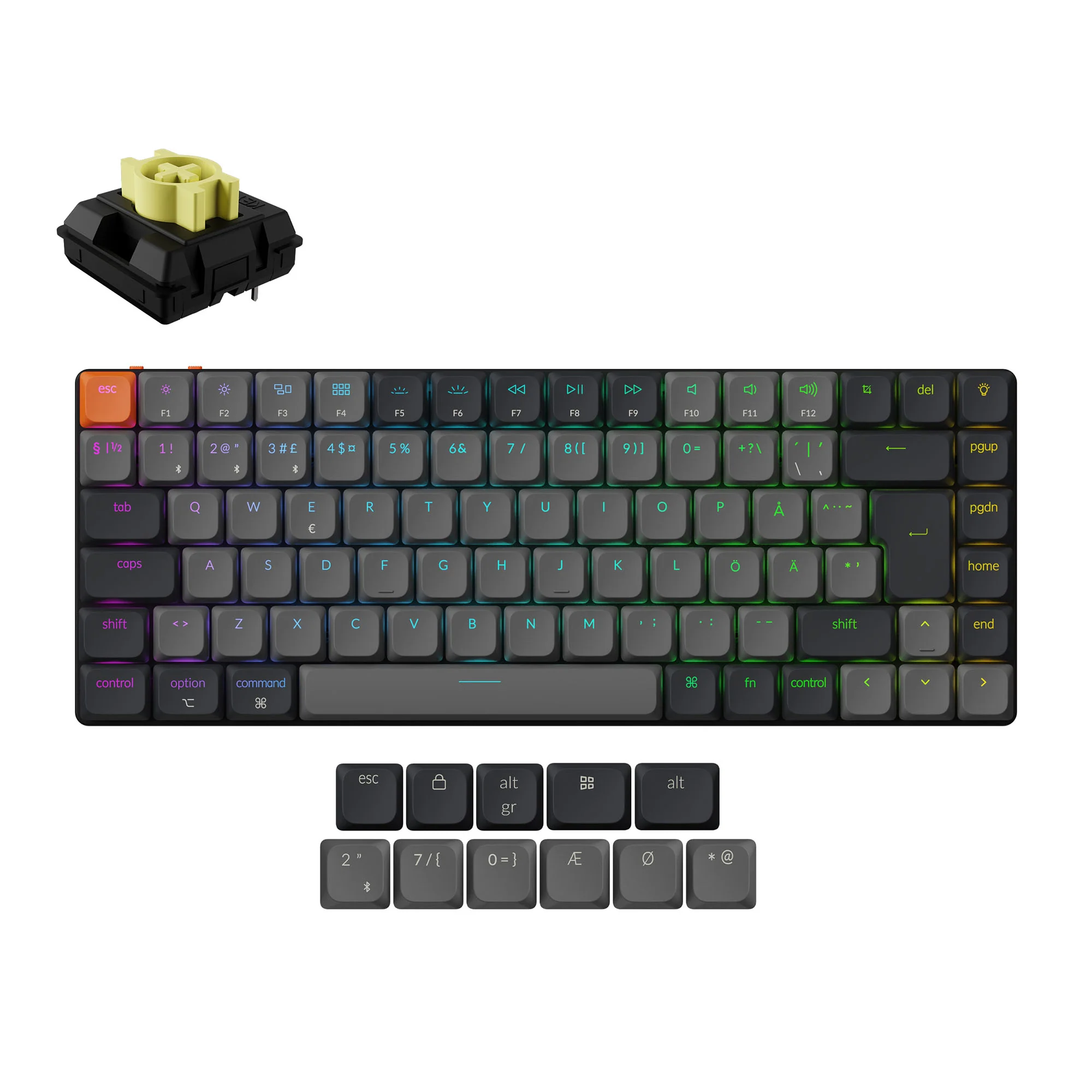 Keychron K3 QMK Wireless Mechanical Keyboard (ISO Layout) - Version 3 - Image 12