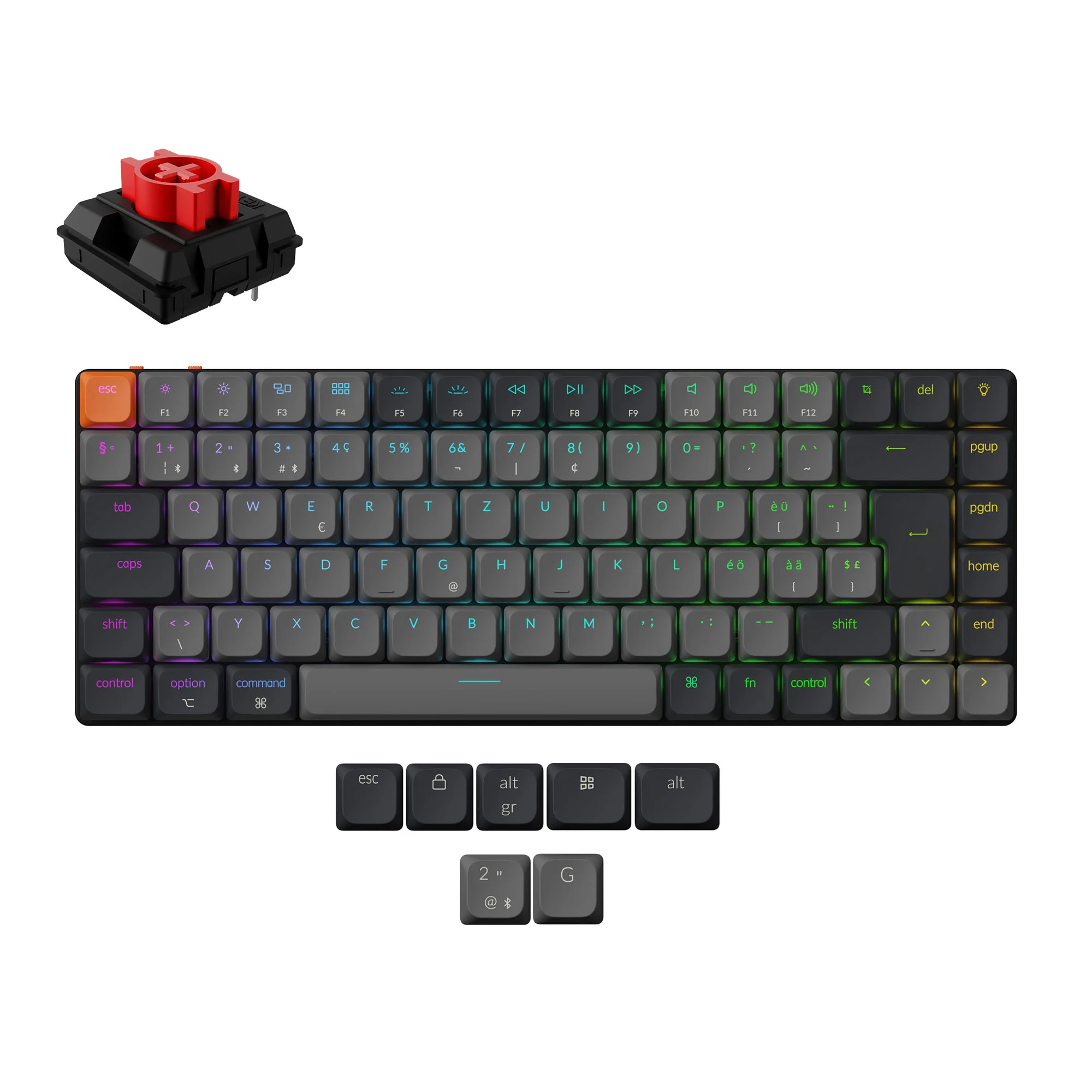 Keychron K3 QMK Wireless Mechanical Keyboard (ISO Layout) - Version 3 - Image 7