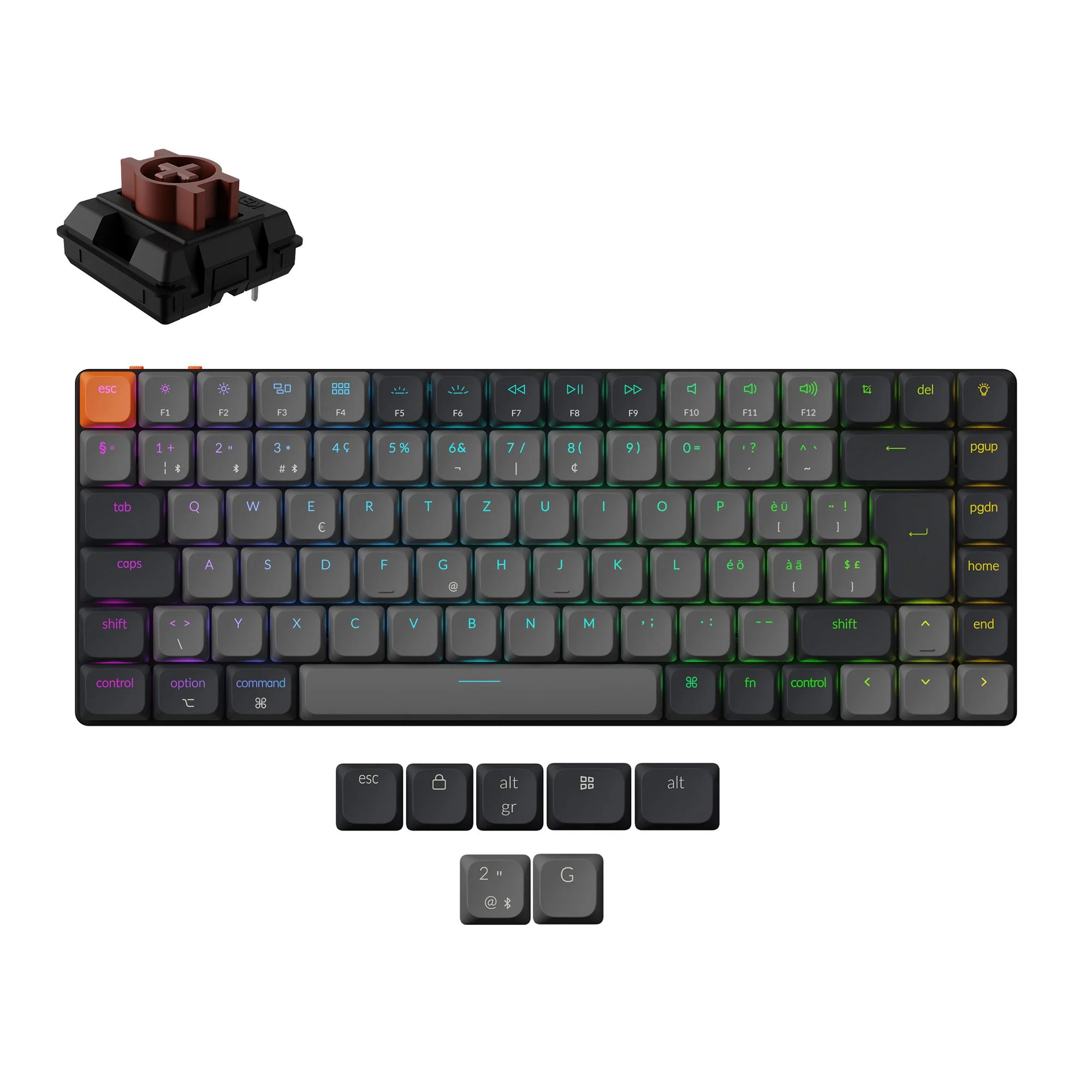 Keychron K3 QMK Wireless Mechanical Keyboard (ISO Layout) - Version 3 - Image 8