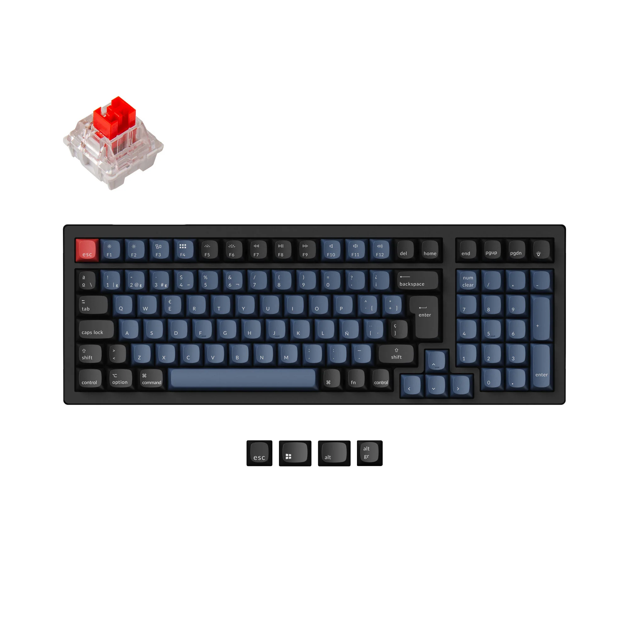 Keychron K4 Pro QMK/VIA Wireless Mechanical Keyboard ISO Layout Collection - Image 11