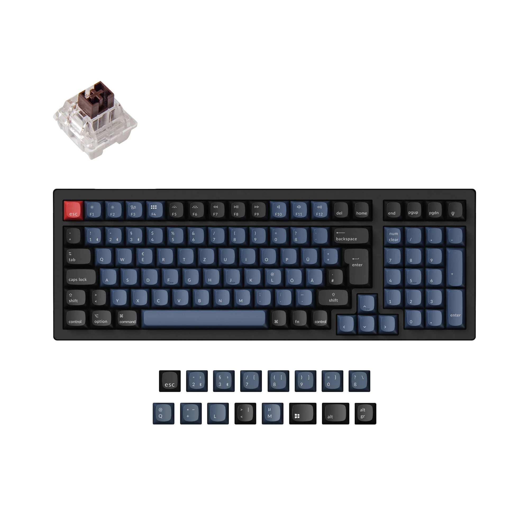 Keychron K4 Pro QMK/VIA Wireless Mechanical Keyboard ISO Layout Collection - Image 4