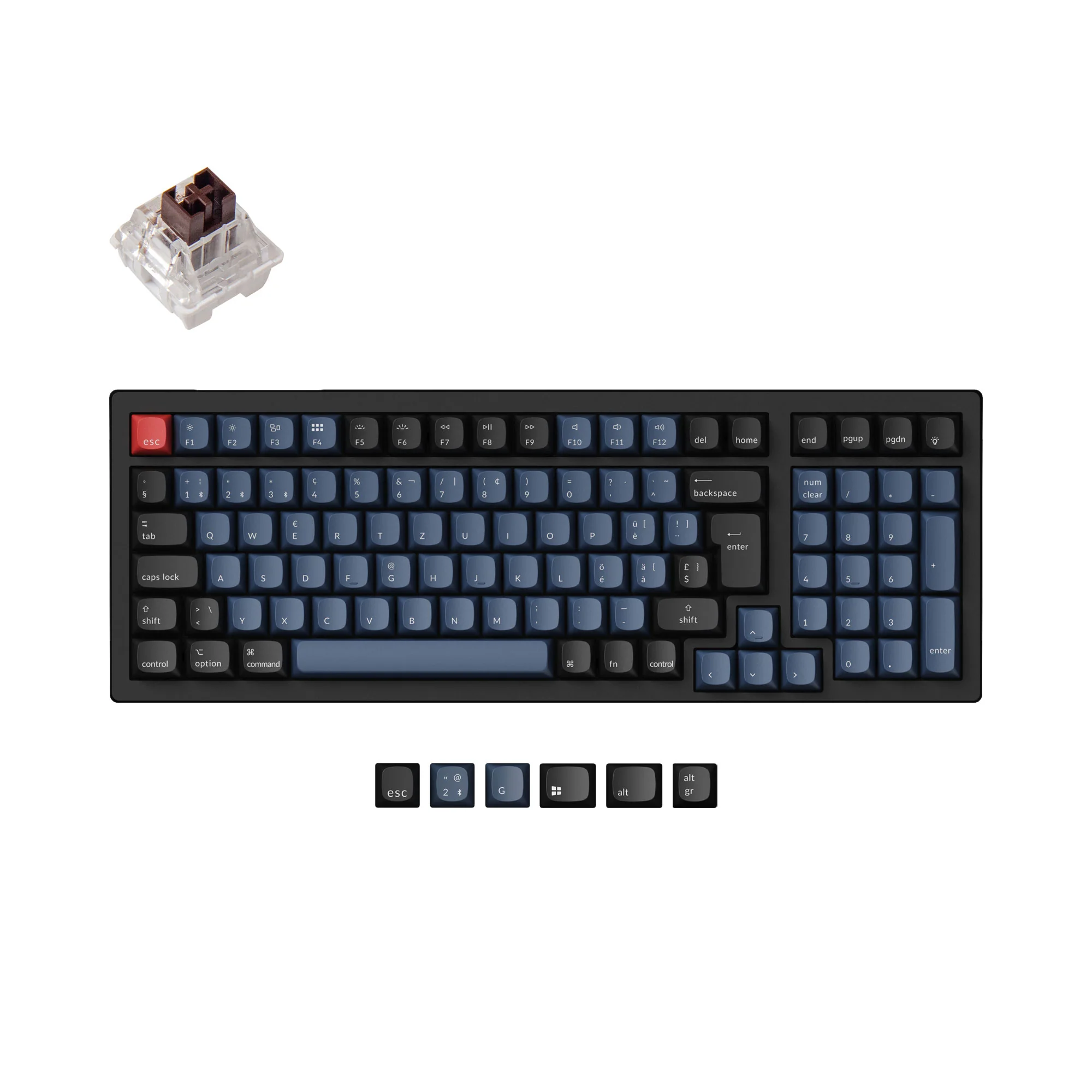Keychron K4 Pro QMK/VIA Wireless Mechanical Keyboard ISO Layout Collection - Image 6