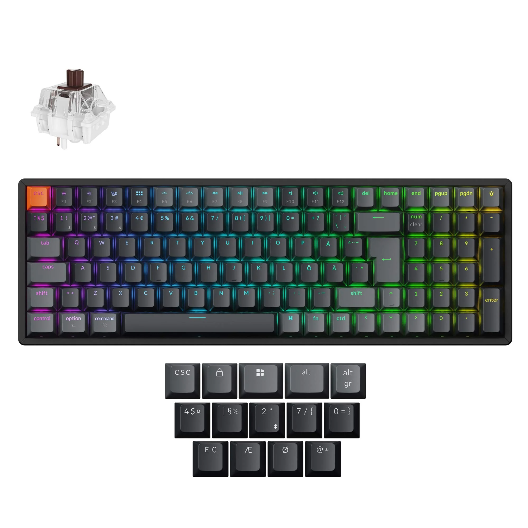 Keychron K4 QMK Wireless Mechanical Keyboard (ISO Layout) - Version 3 - Image 11