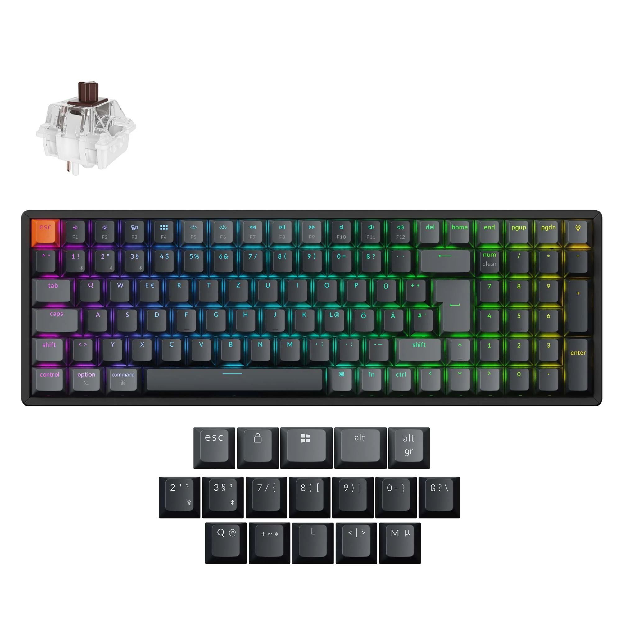 Keychron K4 QMK Wireless Mechanical Keyboard (ISO Layout) - Version 3 - Image 5