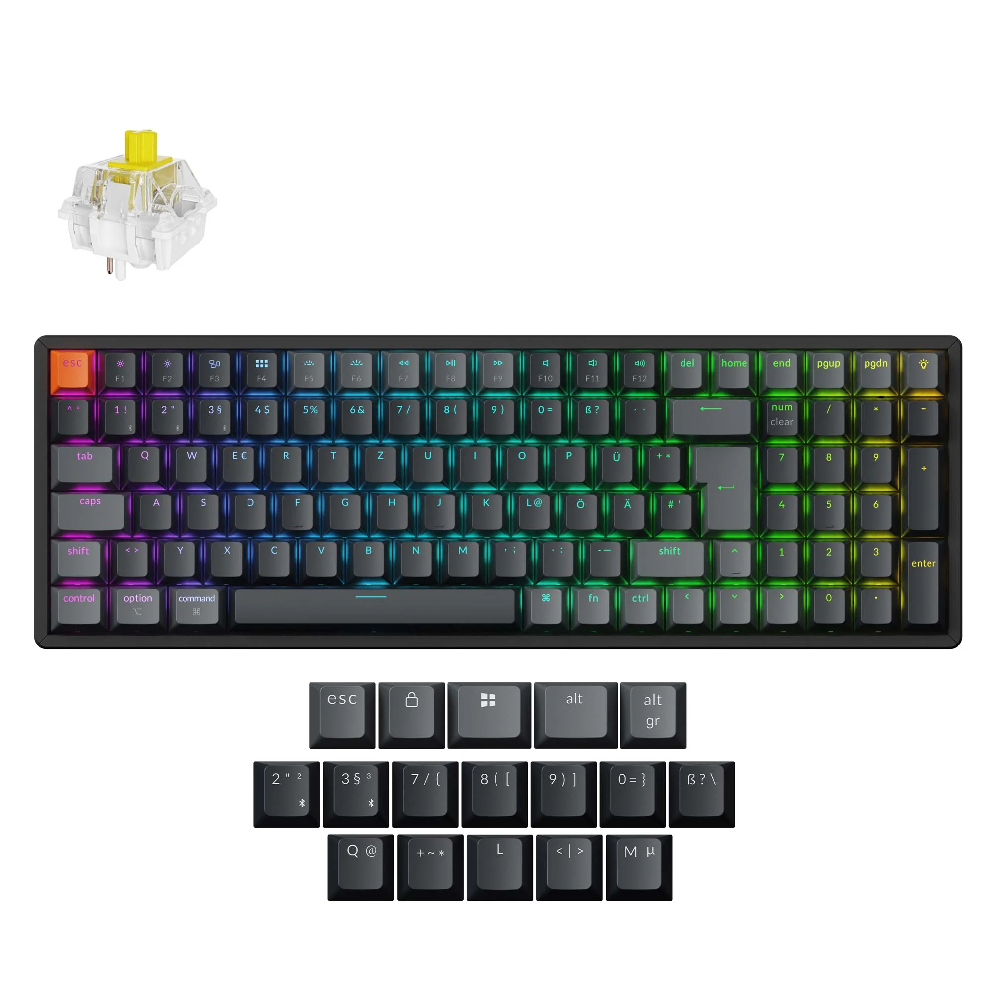 Keychron K4 QMK Wireless Mechanical Keyboard (ISO Layout) - Version 3 - Image 6