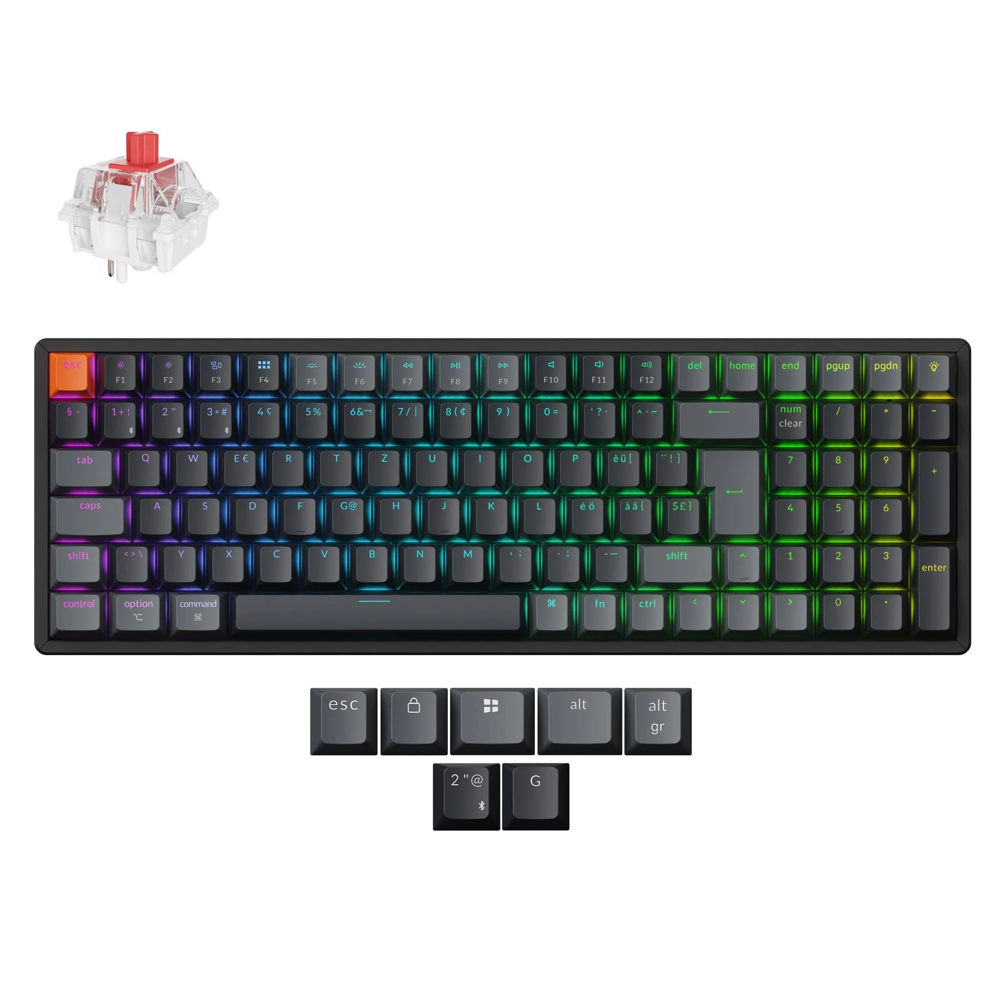 Keychron K4 QMK Wireless Mechanical Keyboard (ISO Layout) - Version 3 - Image 7