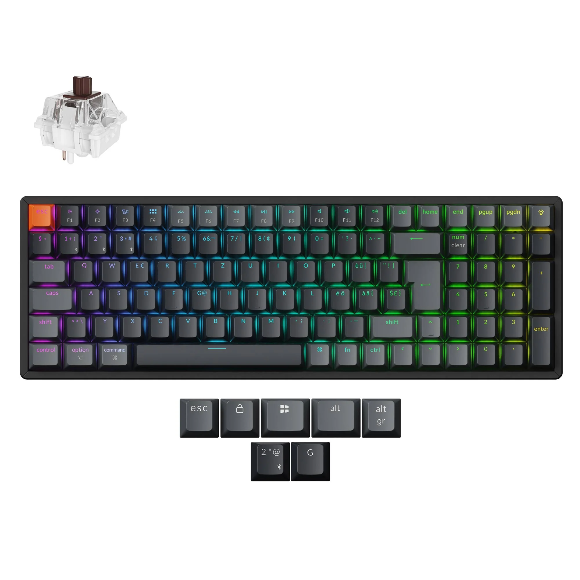 Keychron K4 QMK Wireless Mechanical Keyboard (ISO Layout) - Version 3 - Image 8