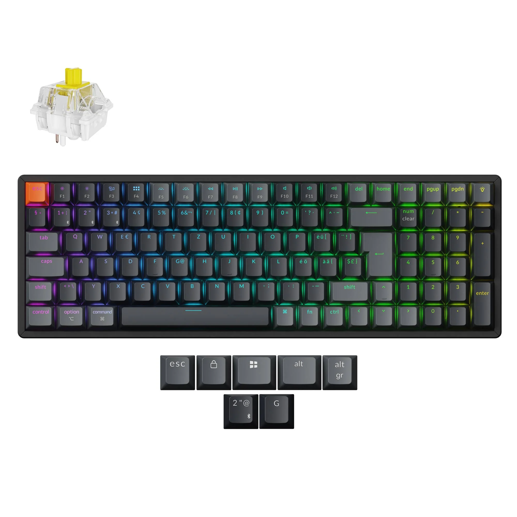 Keychron K4 QMK Wireless Mechanical Keyboard (ISO Layout) - Version 3 - Image 9