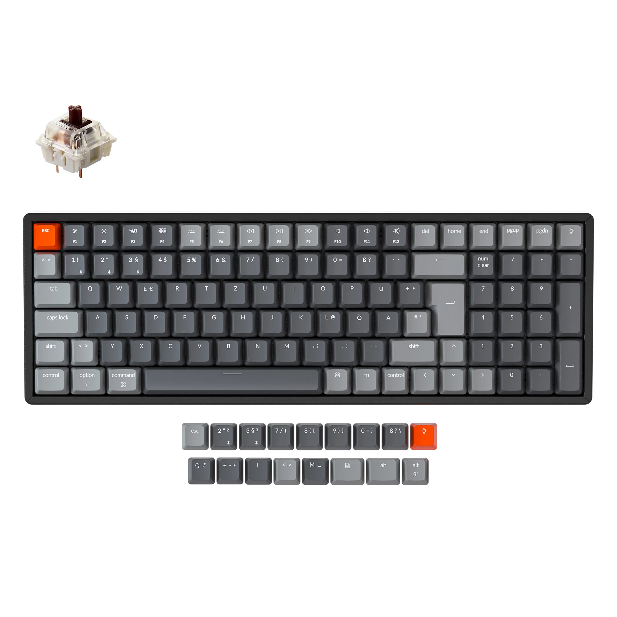 Keychron K4 Wireless Mechanical Keyboard (German ISO-DE Layout) - Version 2 - Image 3