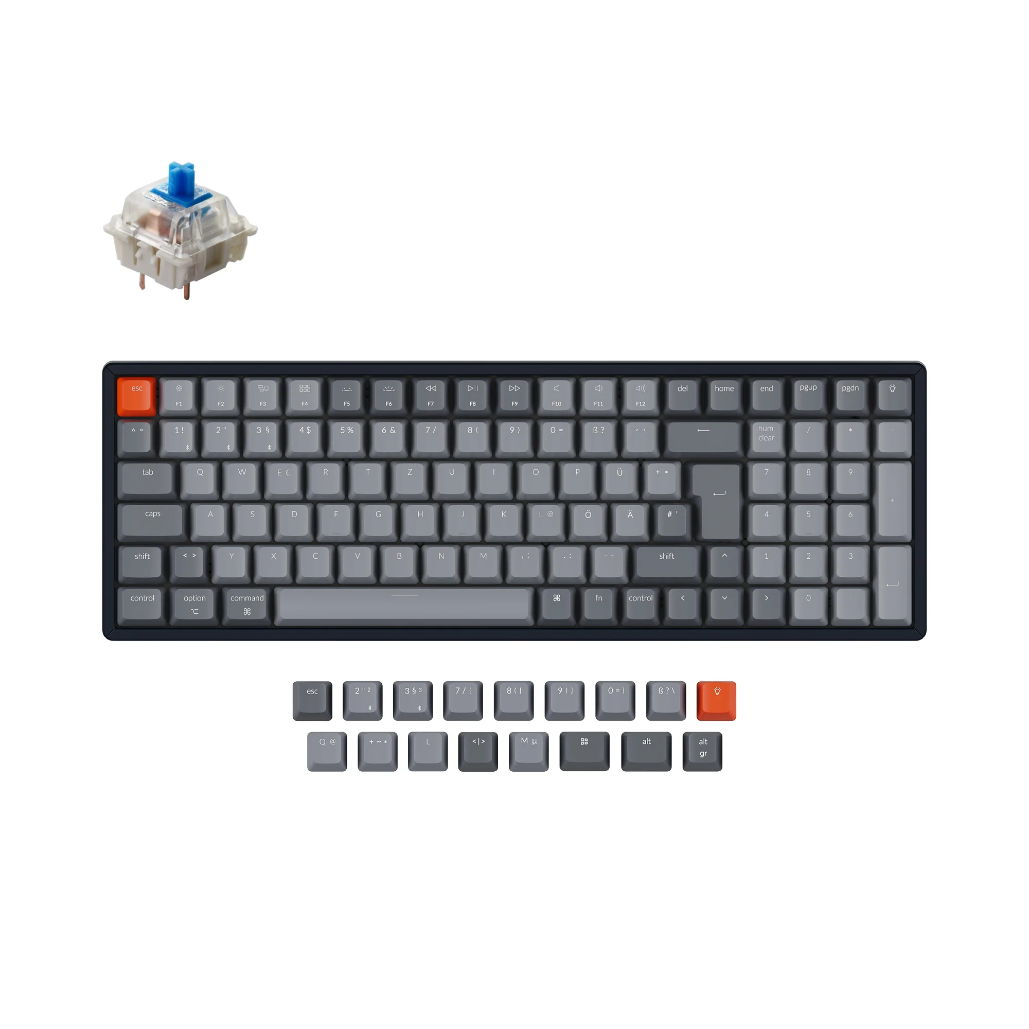 Keychron K4 Wireless Mechanical Keyboard (German ISO-DE Layout) - Version 2 - Image 8