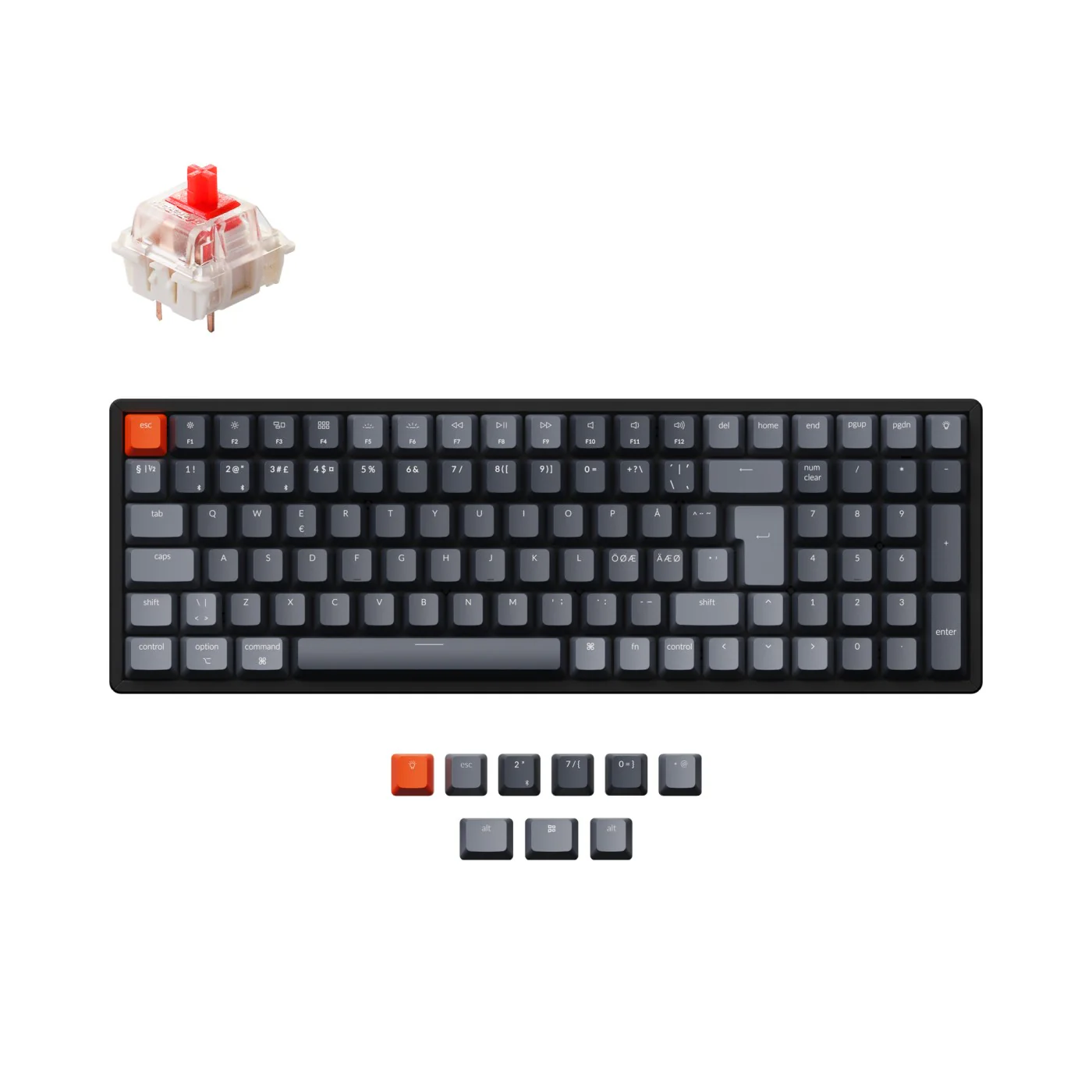 Keychron K4 Wireless Mechanical Keyboard (Nordic ISO Layout) - Version 2 - Image 4