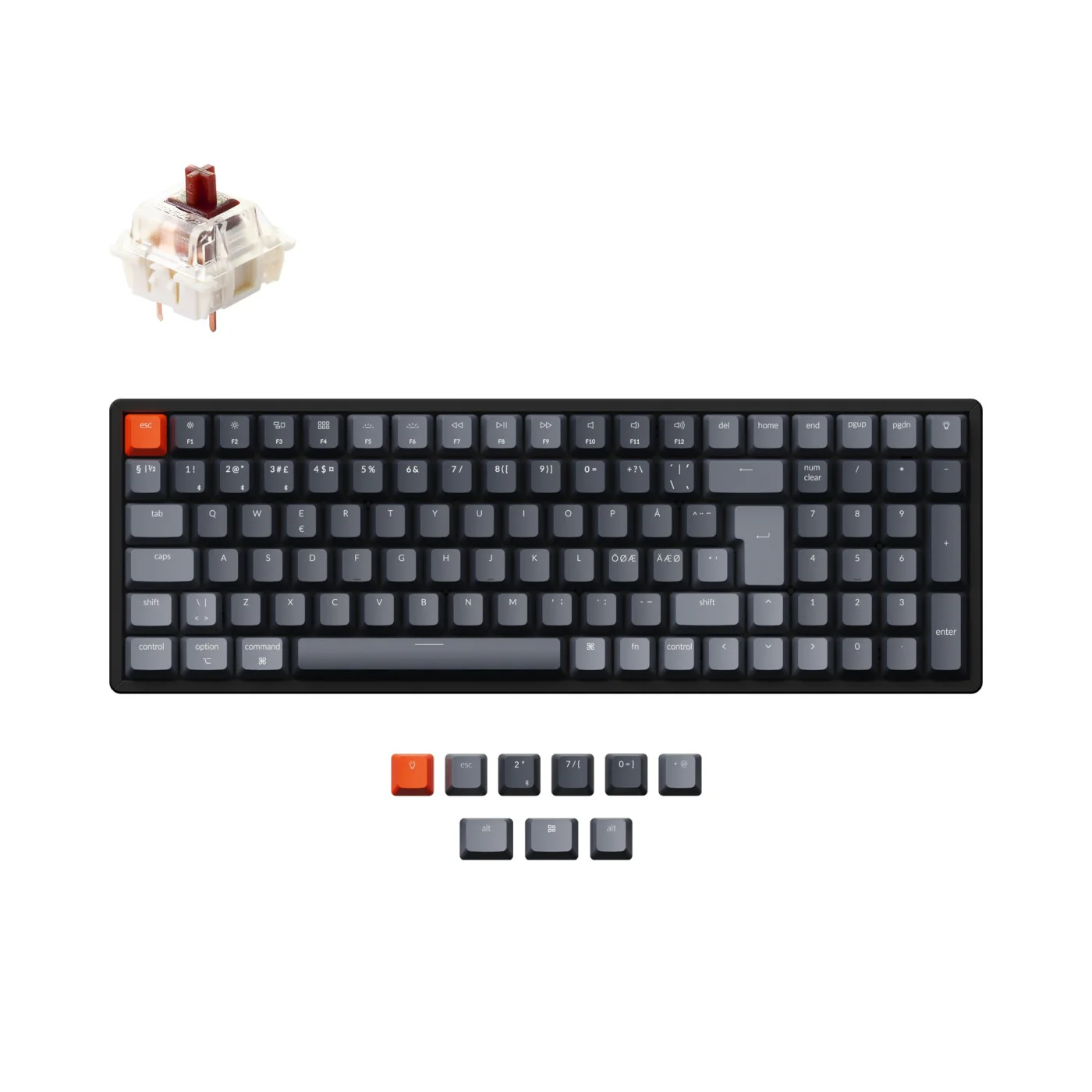 Keychron K4 Wireless Mechanical Keyboard (Nordic ISO Layout) - Version 2 - Image 6