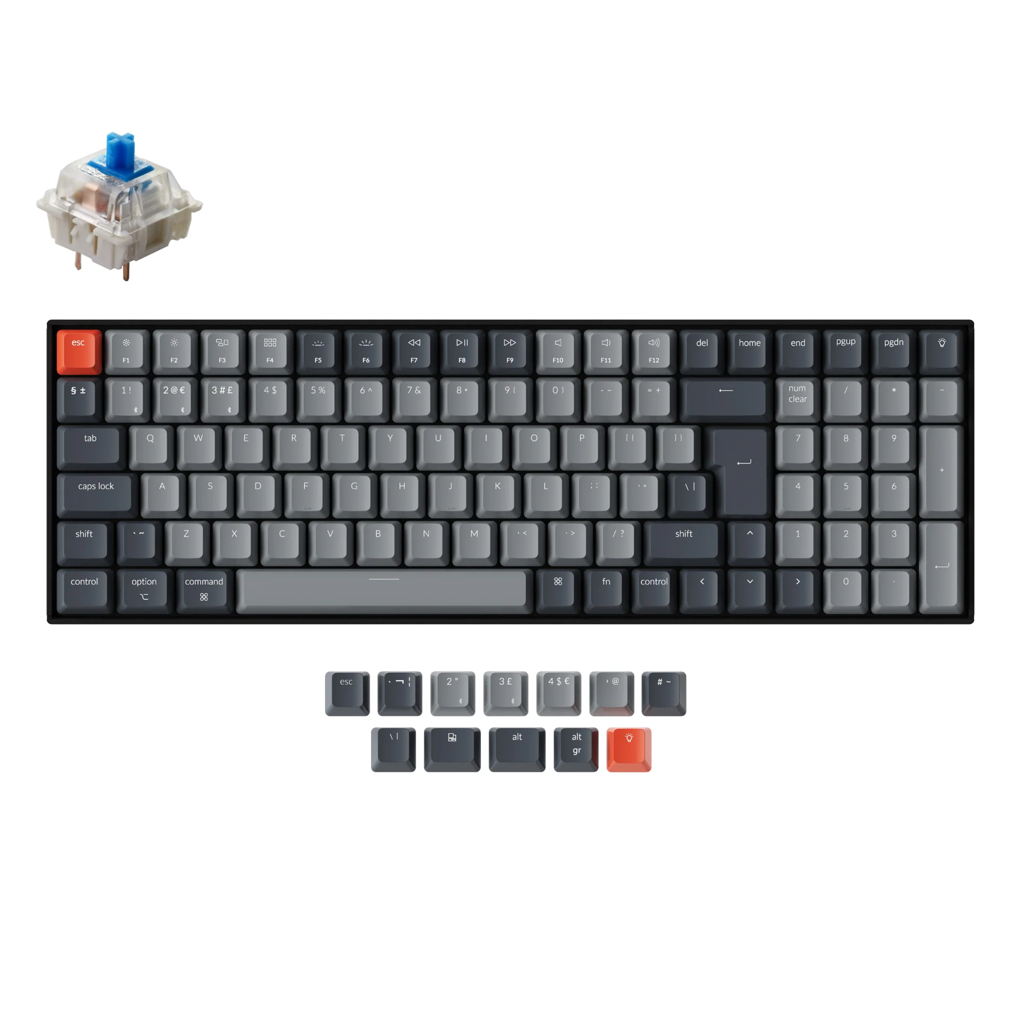 Keychron K4 Wireless Mechanical Keyboard (UK ISO Layout) - Version 2 - Image 5